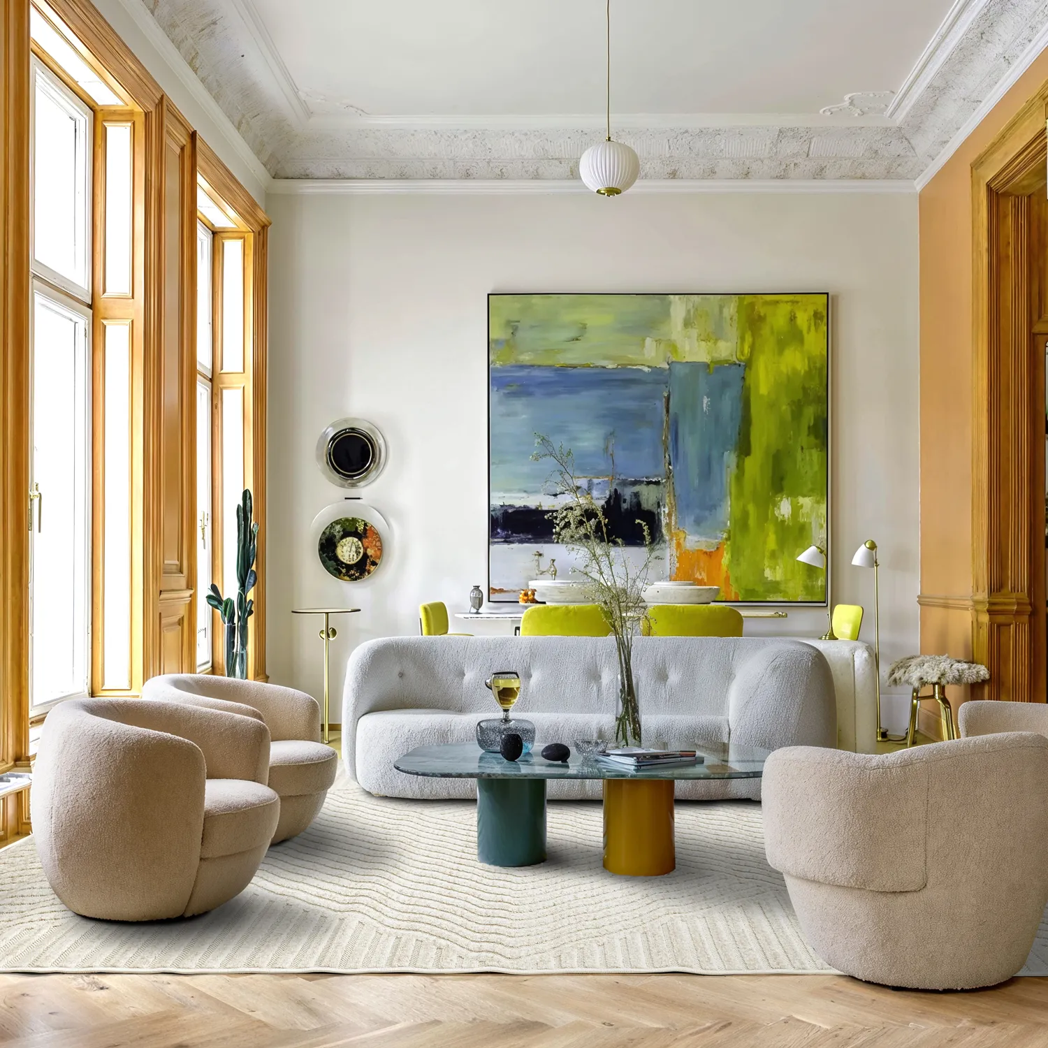 Shaggy Intérieur/Extérieur - Ithaca (crème)