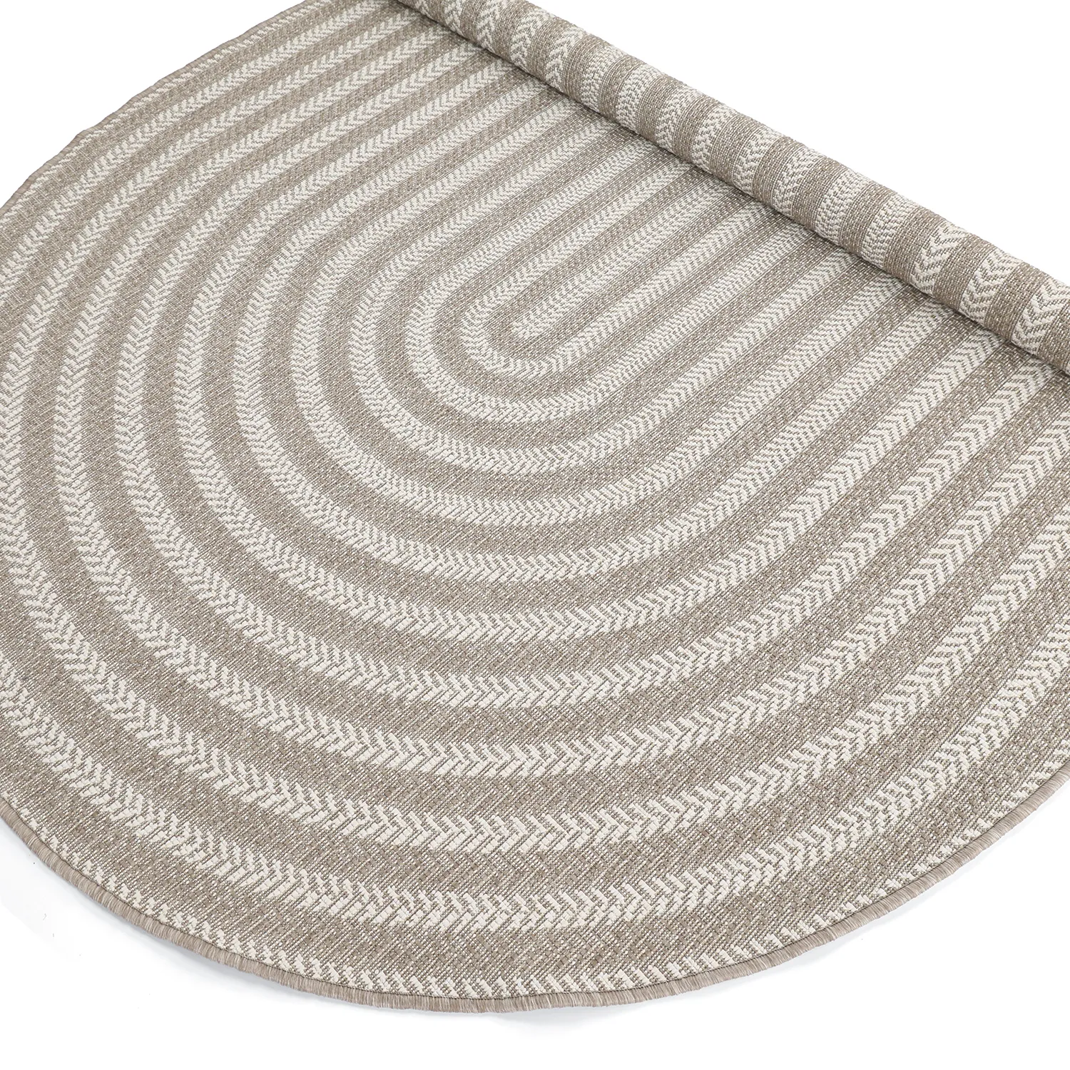Tapis ovale - Indoor/outdoor Leander (beige)
