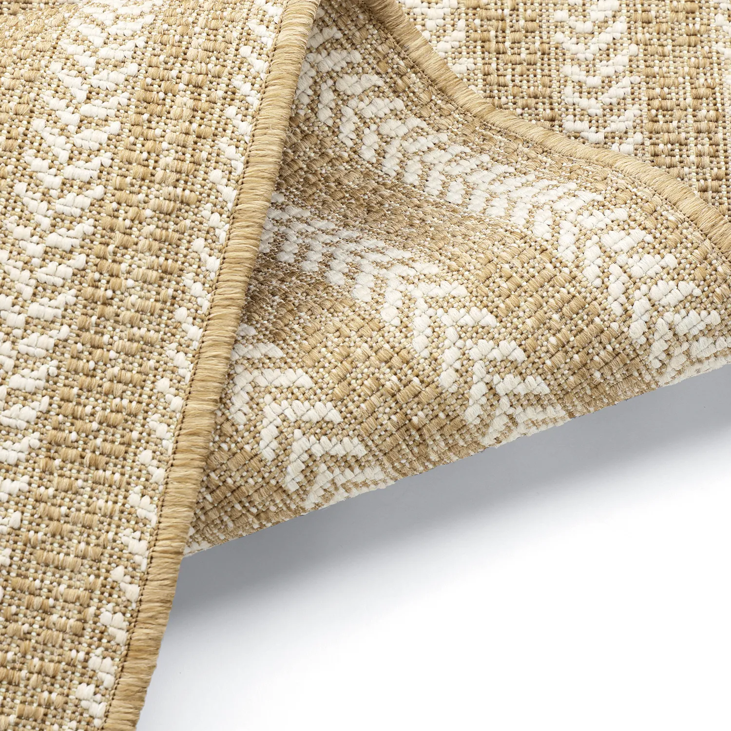 Tapis ovale - Indoor/outdoor Leander (nature)