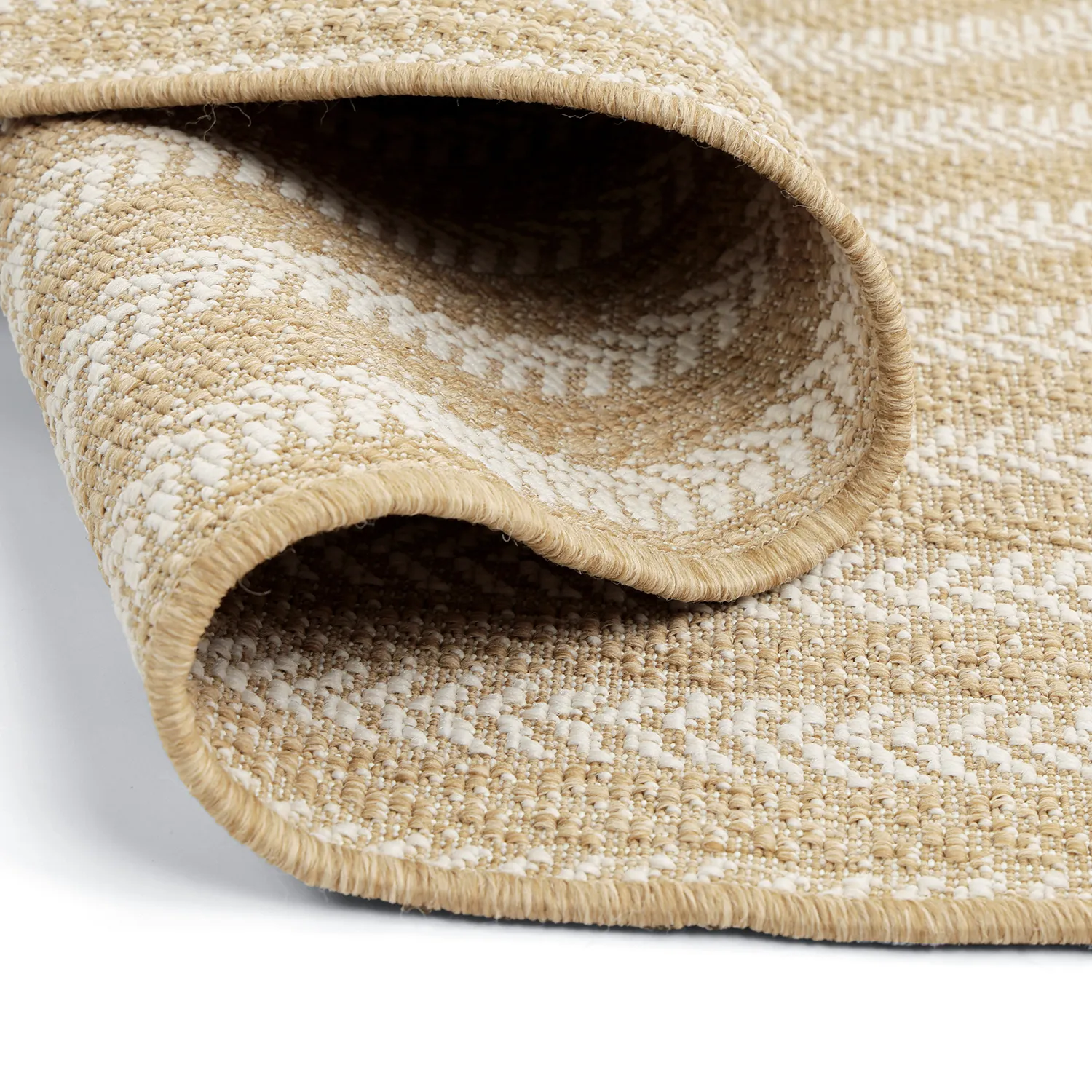 Tapis ovale - Indoor/outdoor Leander (nature)