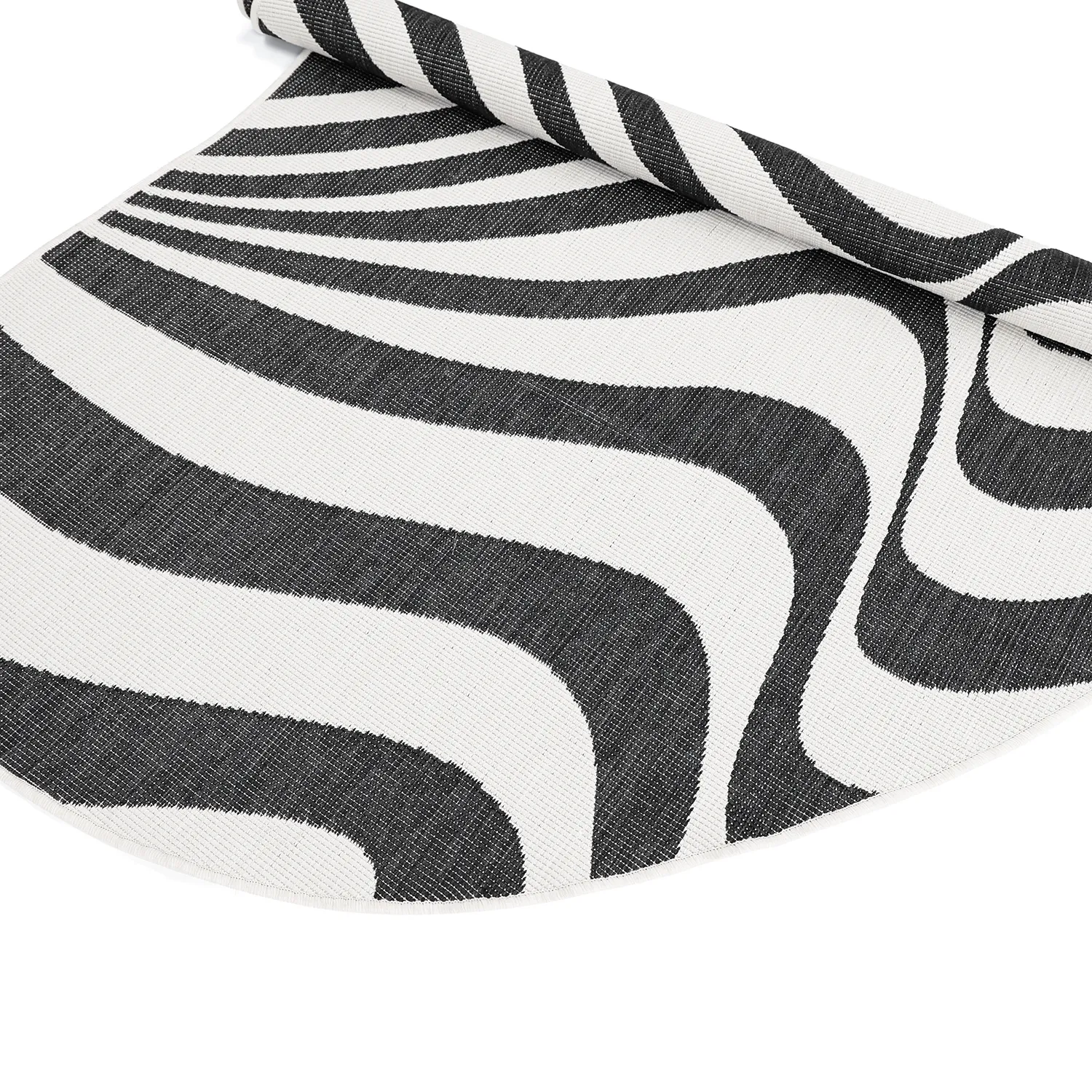 Tapis Intérieurs/Extérieurs - utomhusmatta - Remina (noir/blanc)