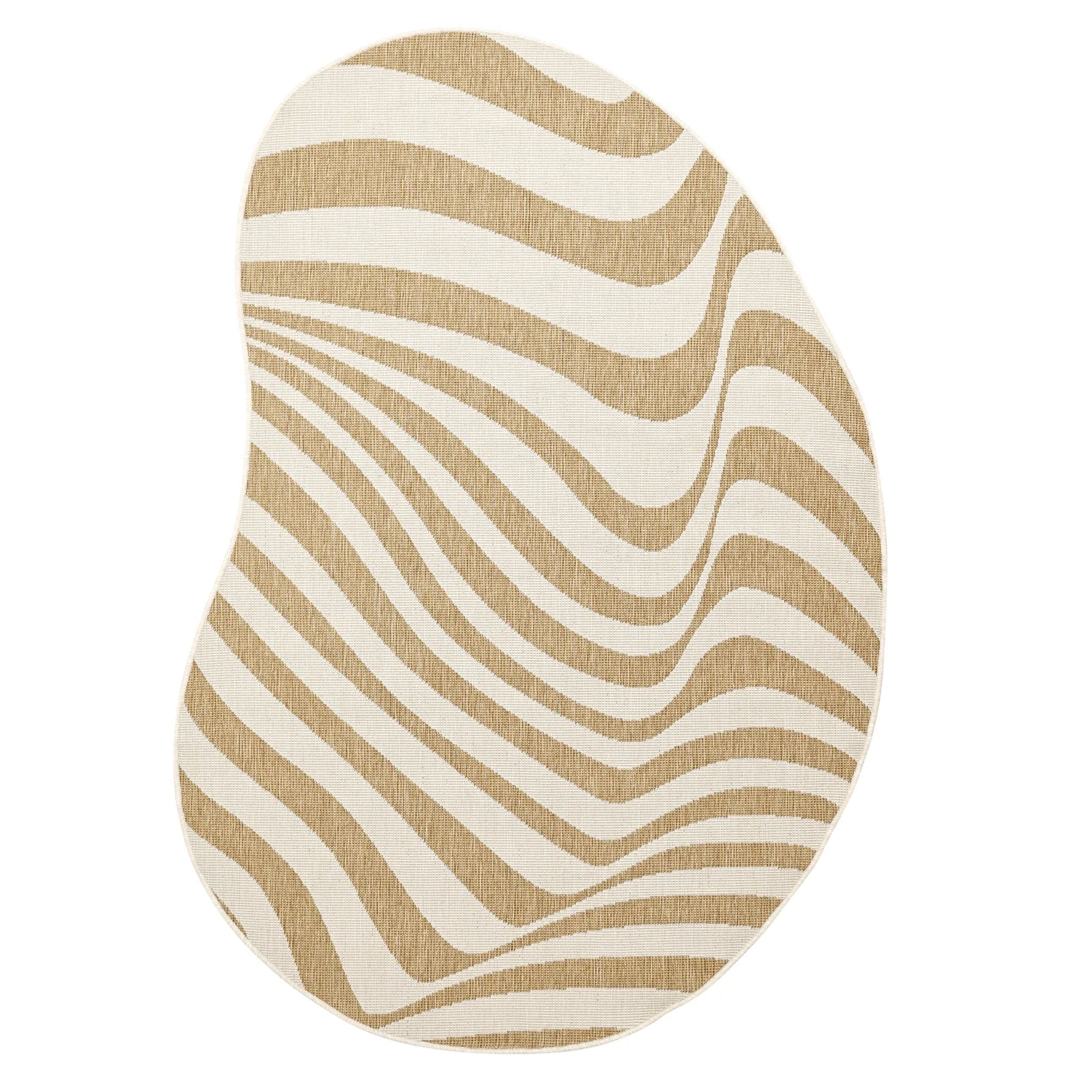 Tapis Intérieurs/Extérieurs - utomhusmatta - Remina (nature/blanc)