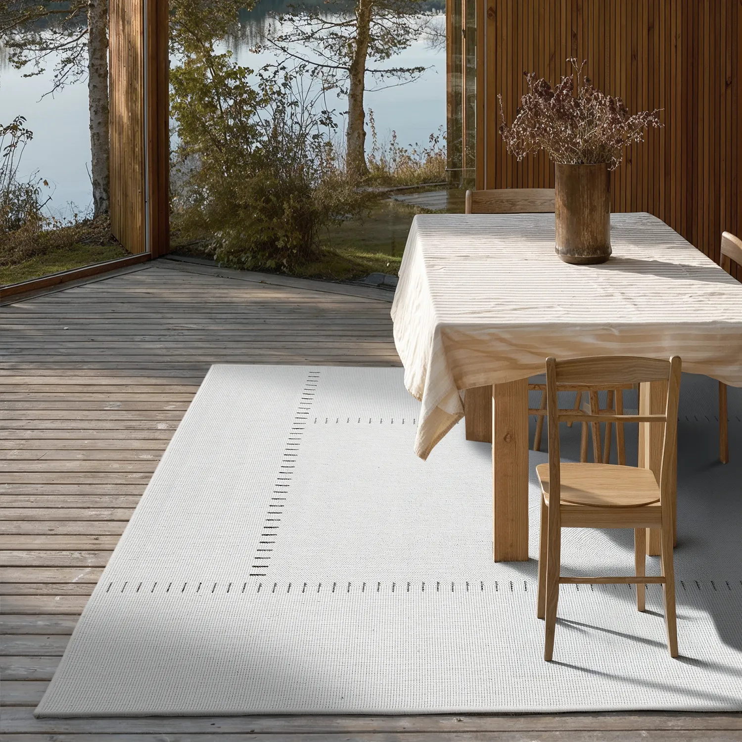 Tapis Intérieurs/Extérieurs - utomhusmatta - Rhea (blanc)
