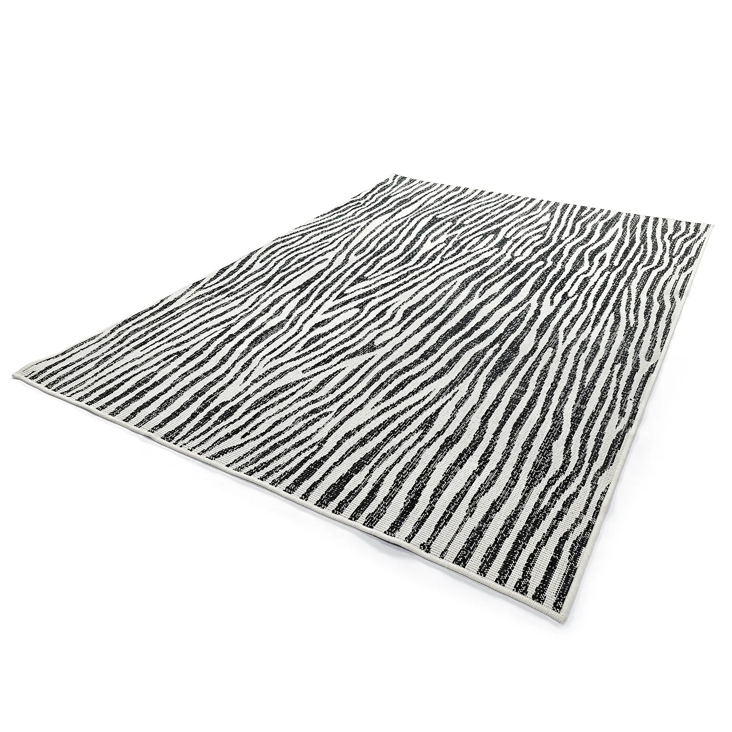 Tapis Intérieurs/Extérieurs - utomhusmatta - Vaura (noir/blanc)