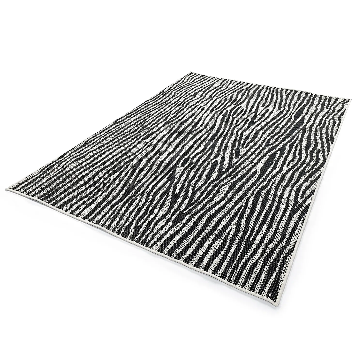 Tapis Intérieurs/Extérieurs - utomhusmatta - Vaura (noir/blanc)