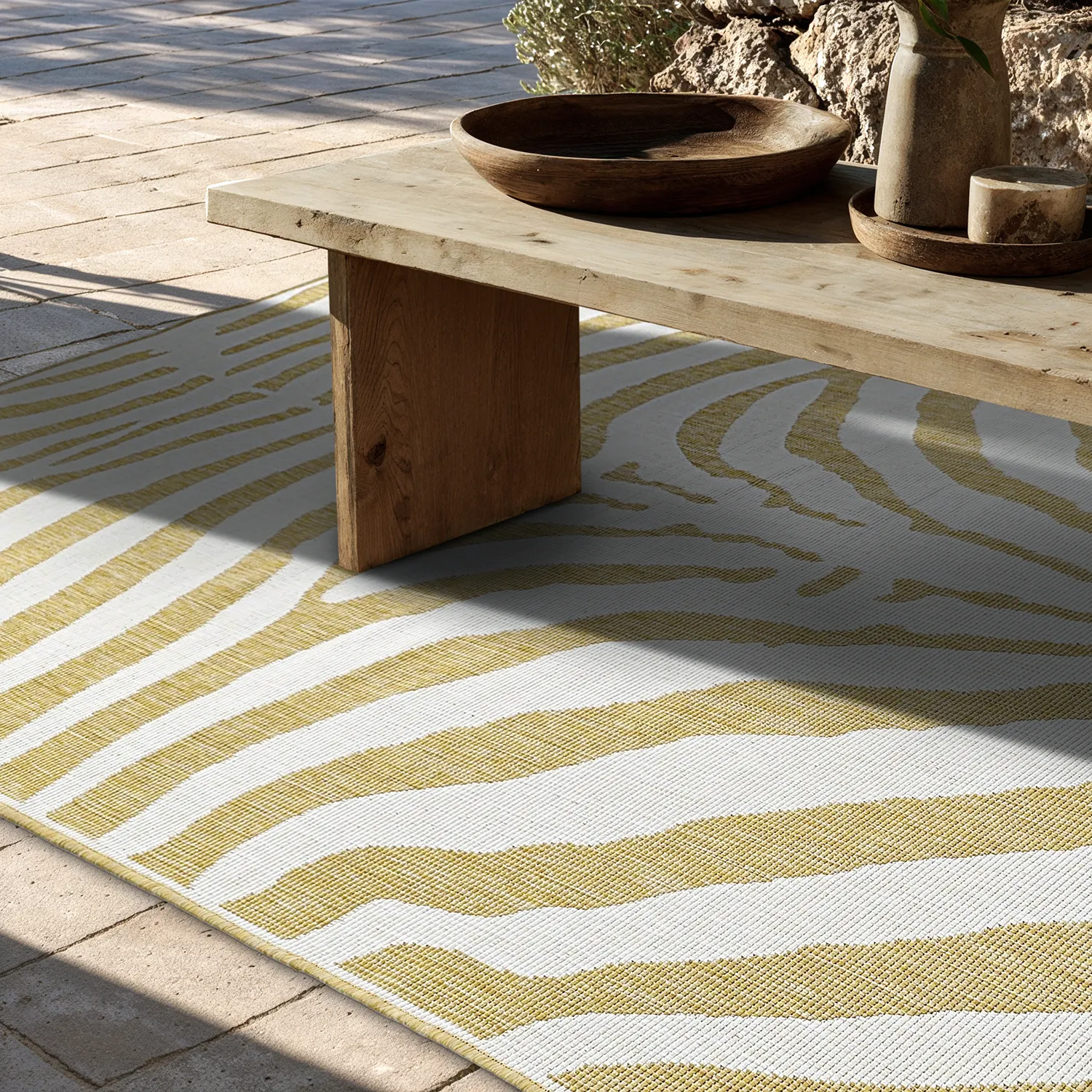 Tapis Intérieurs/Extérieurs - utomhusmatta - Winona (jaune)