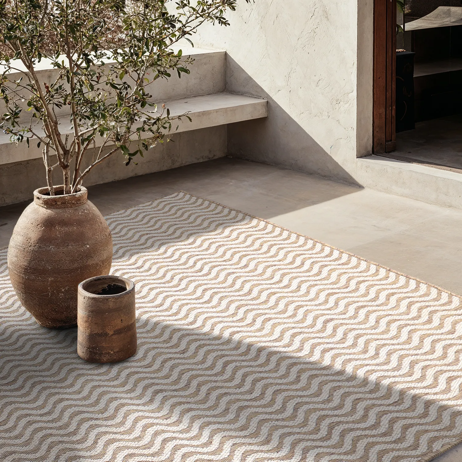 Tapis Intérieurs/Extérieurs - Tracino (marron)