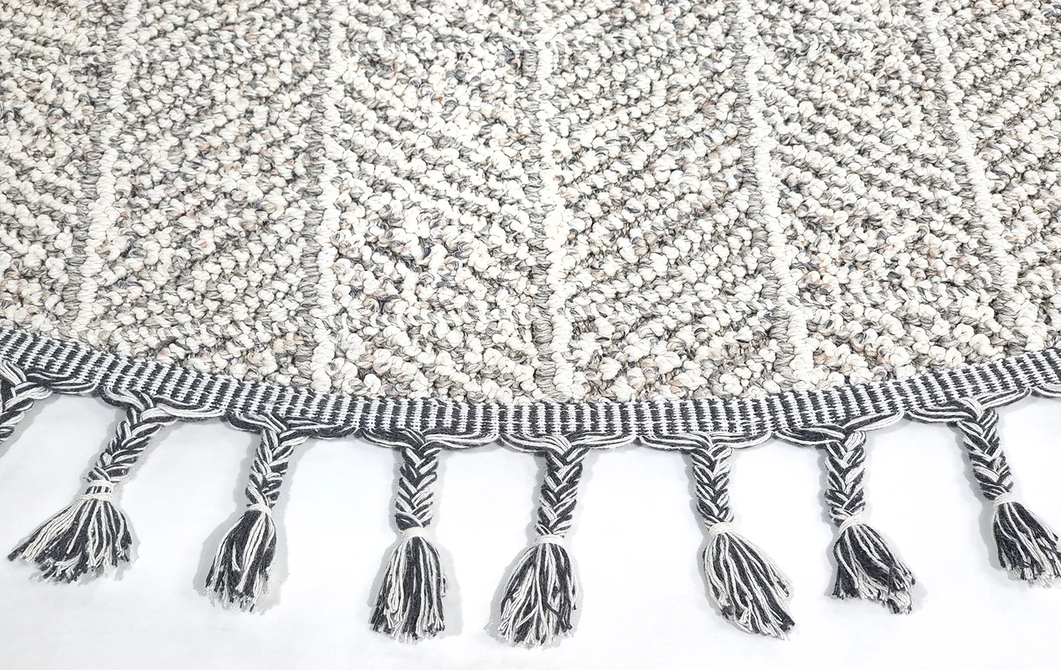 Tapis rond - Intérieur/Extérieur Francisco (gris)