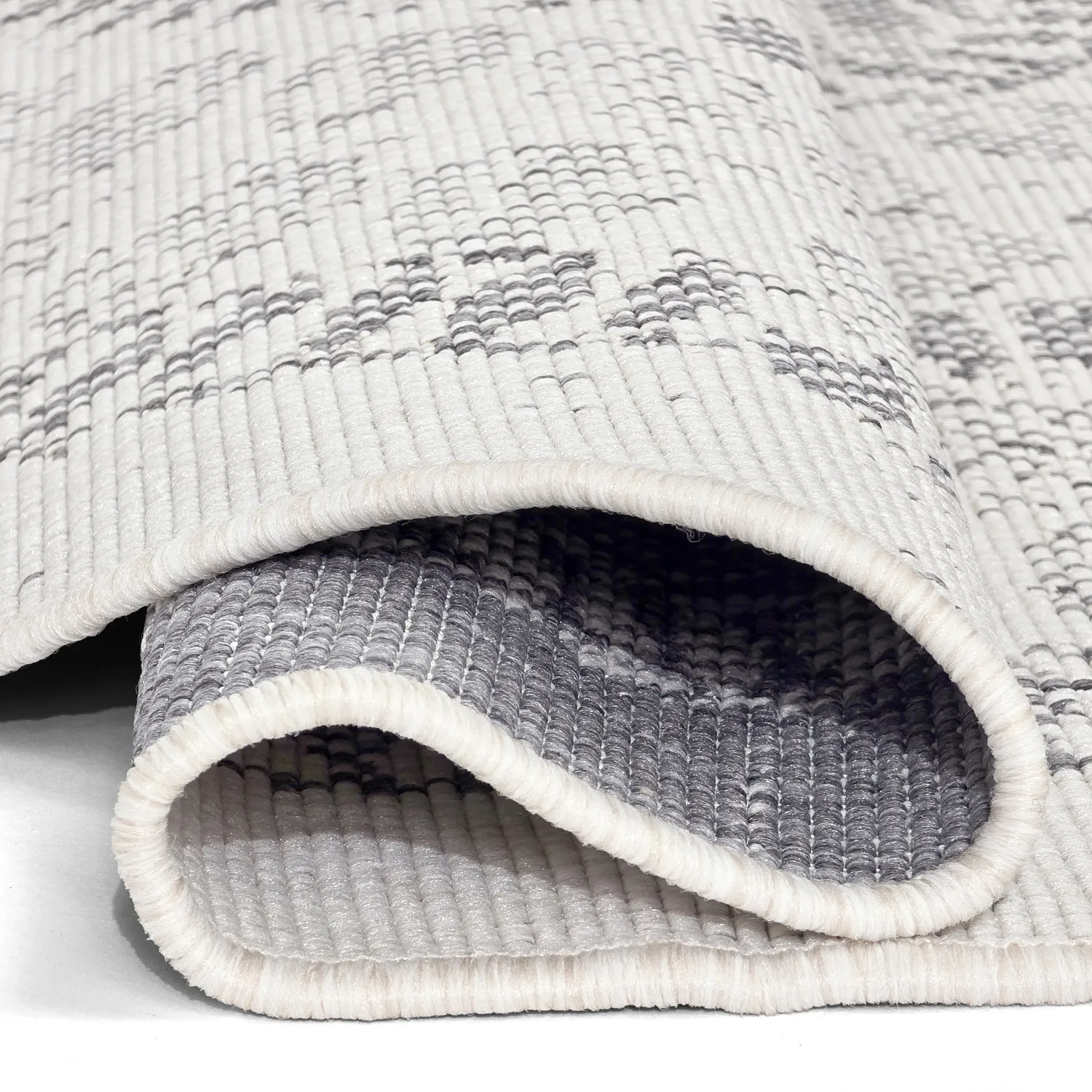 Tapis rond - Indoor/Outdoor Malcolm (gris)