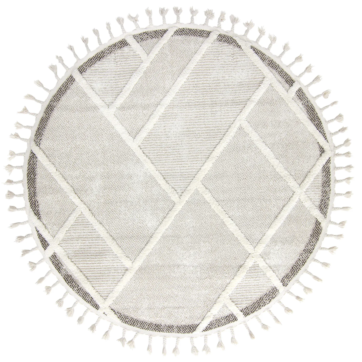 Tapis rond - Boston (beige)