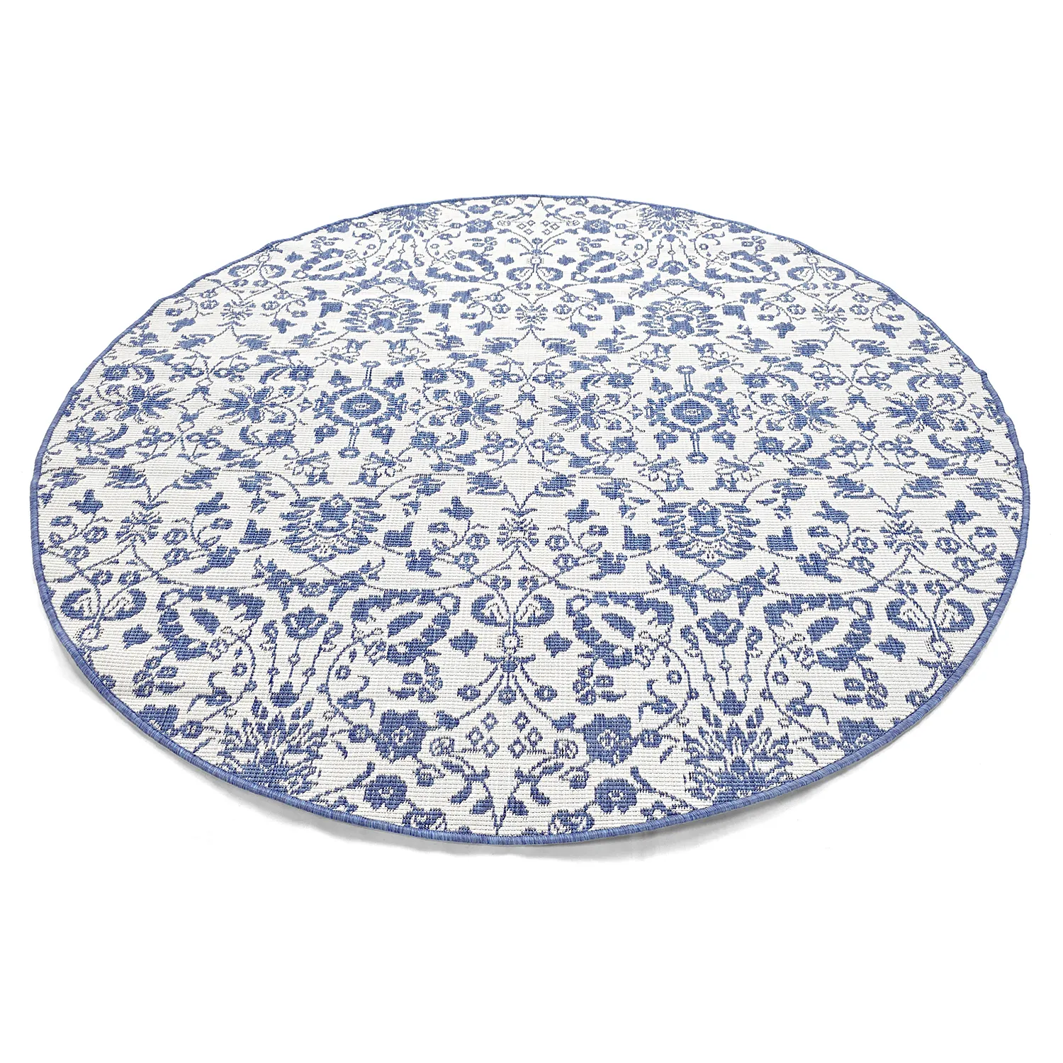 Tapis rond - Brussels Ocean (bleu)