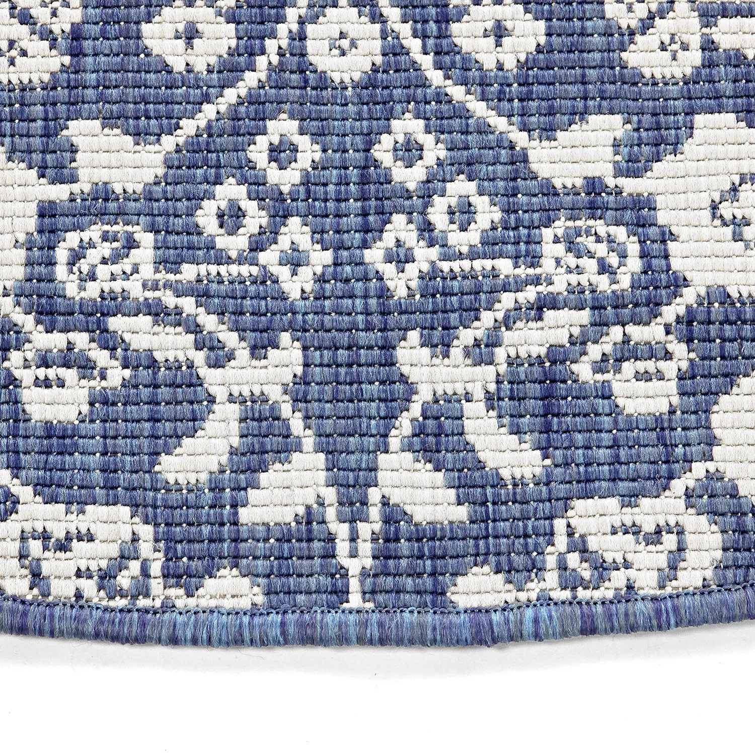 Tapis rond - Brussels Ocean (bleu)