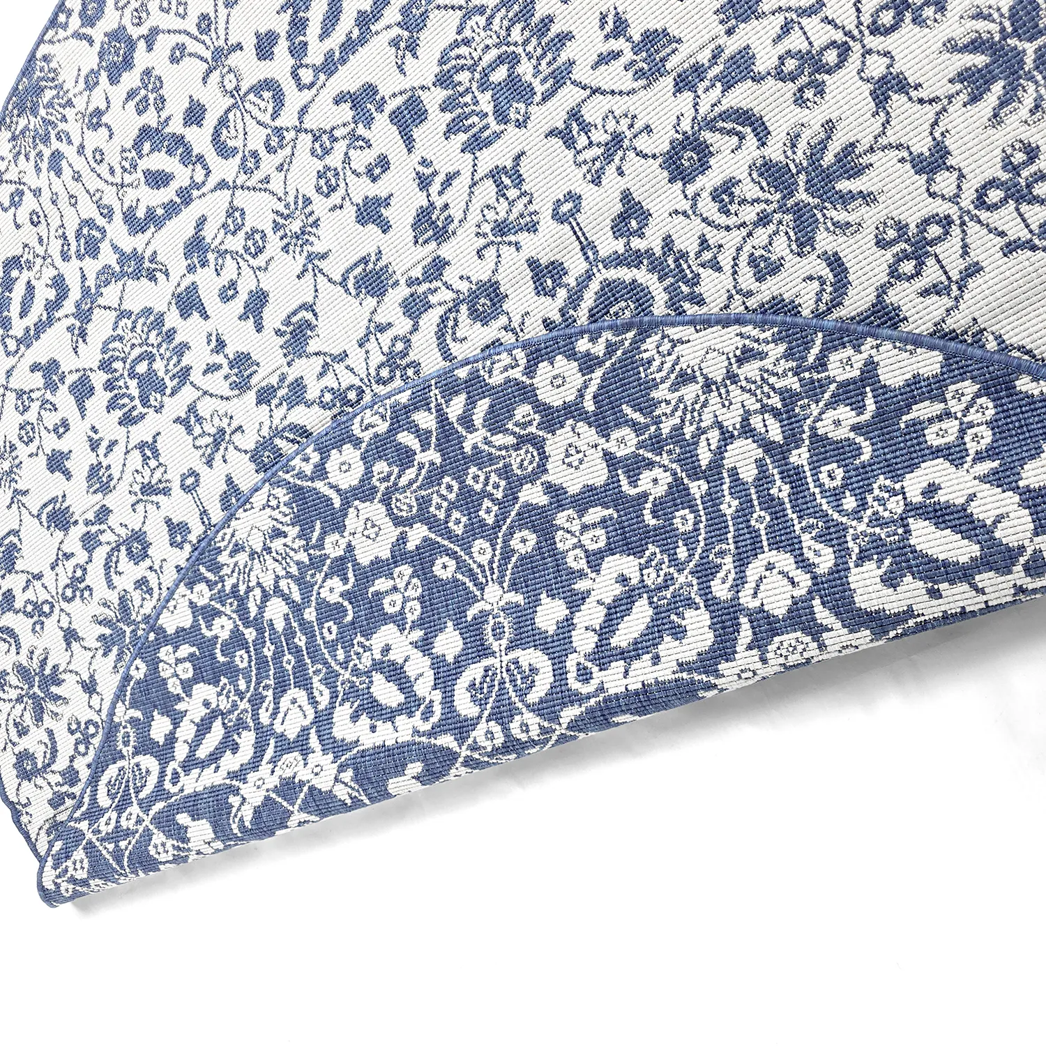 Tapis rond - Brussels Ocean (bleu)
