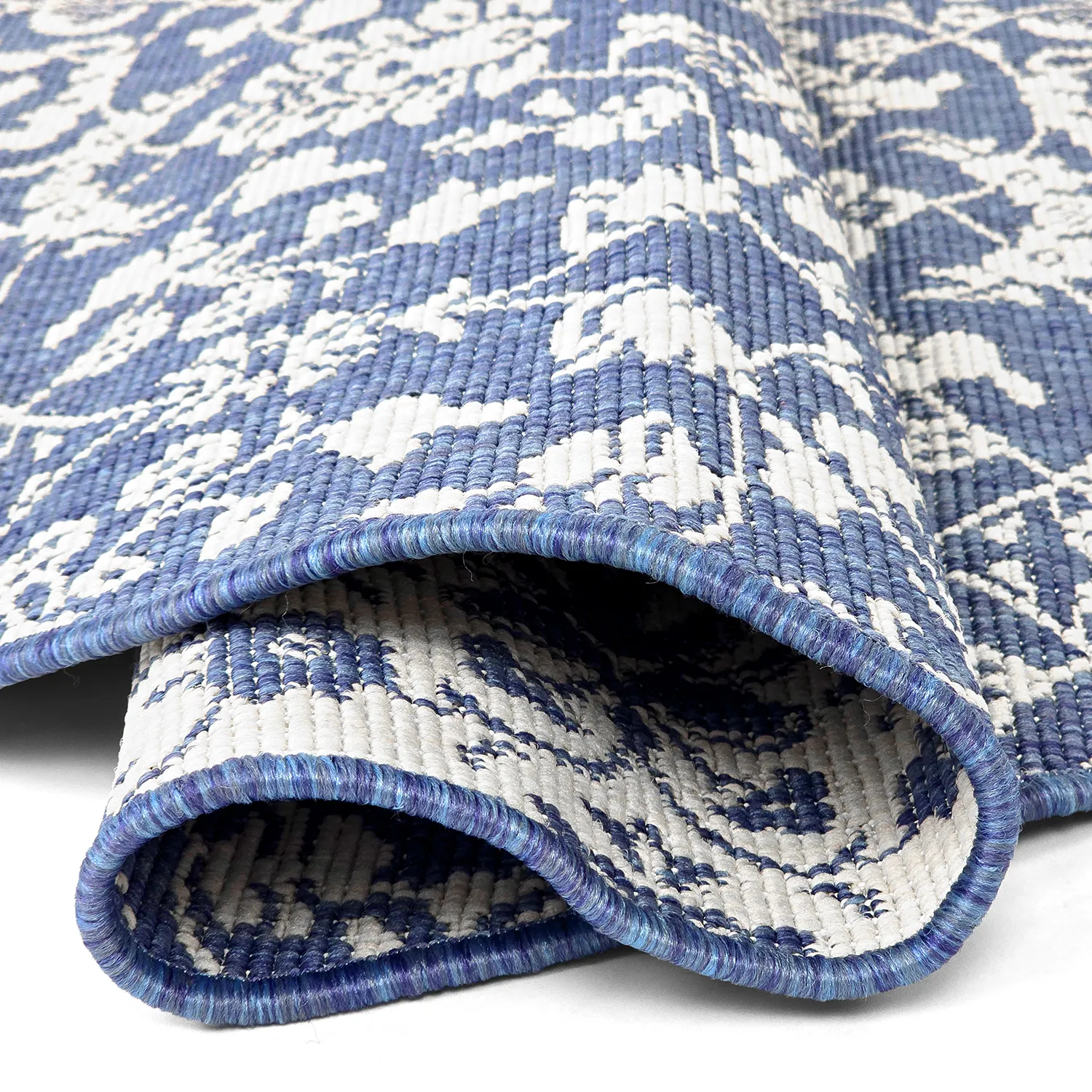 Tapis rond - Brussels Ocean (bleu)