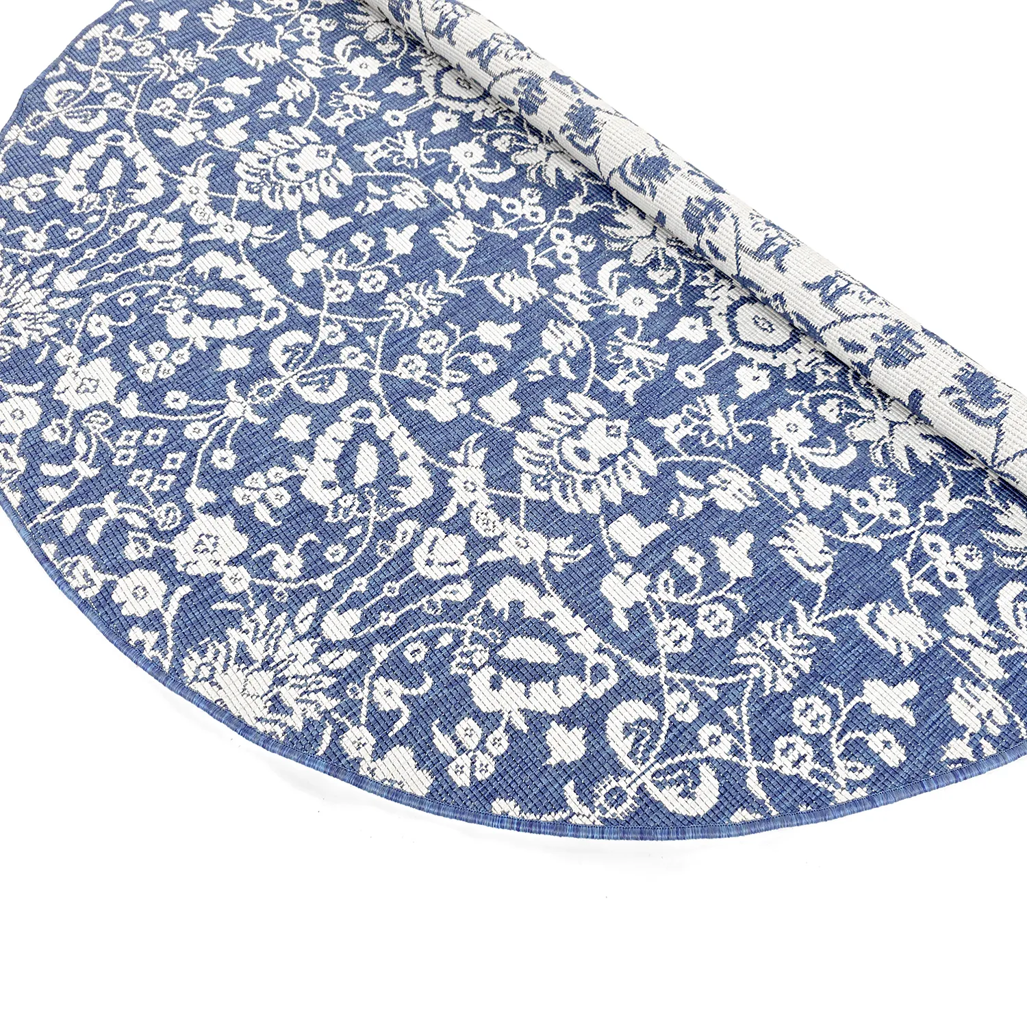 Tapis rond - Brussels Ocean (bleu)