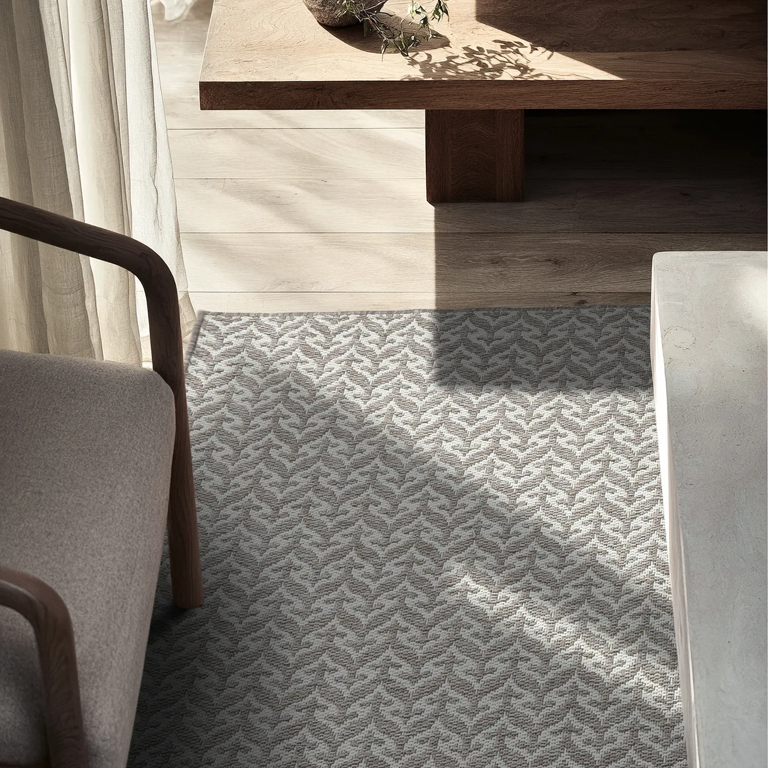 Tapis Intérieurs/Extérieurs - Sfax (taupe)