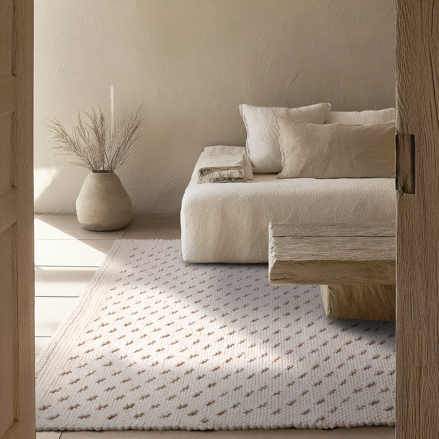 Tapis Intérieurs/Extérieurs - Todi Wool Look (crème)