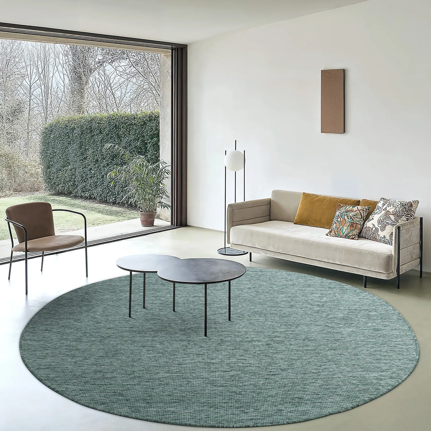 Tapis rond - Monsanto (vert)