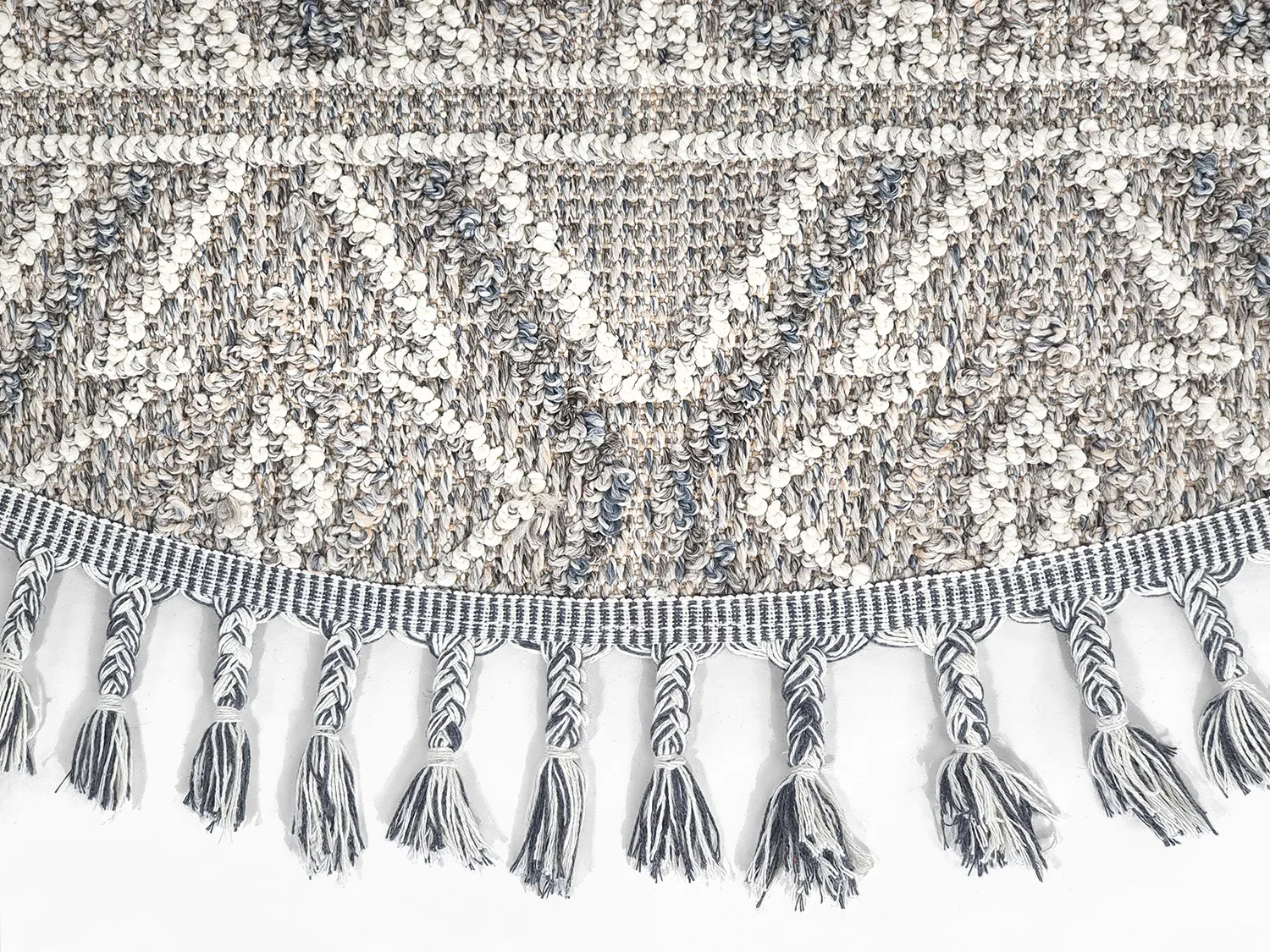 Tapis rond - Indoor/Outdoor Holland (gris)