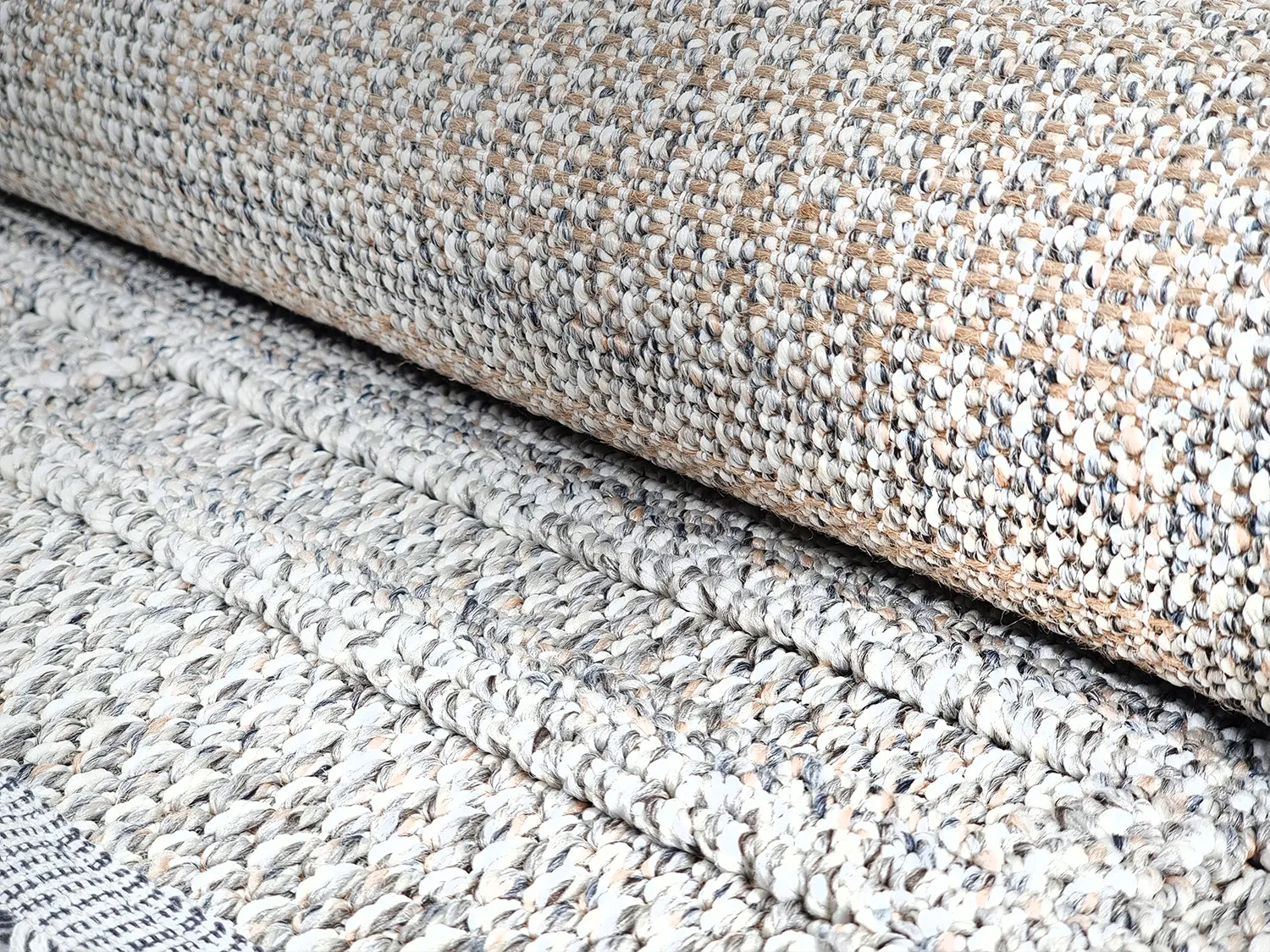Tapis rond - Intérieur/Extérieur Victoria (gris)
