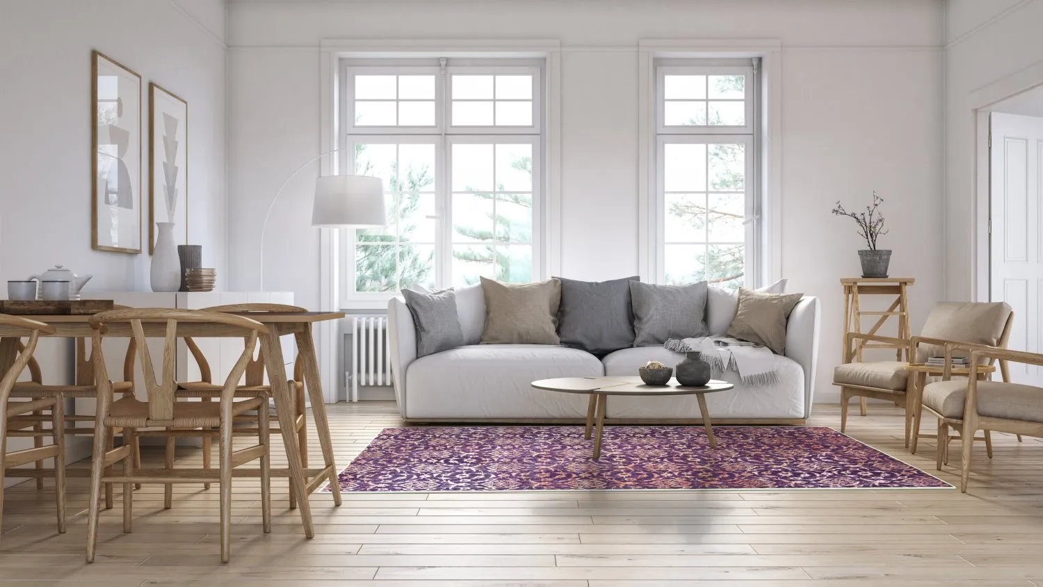 Tapis Wilton - Palazzo (violet)