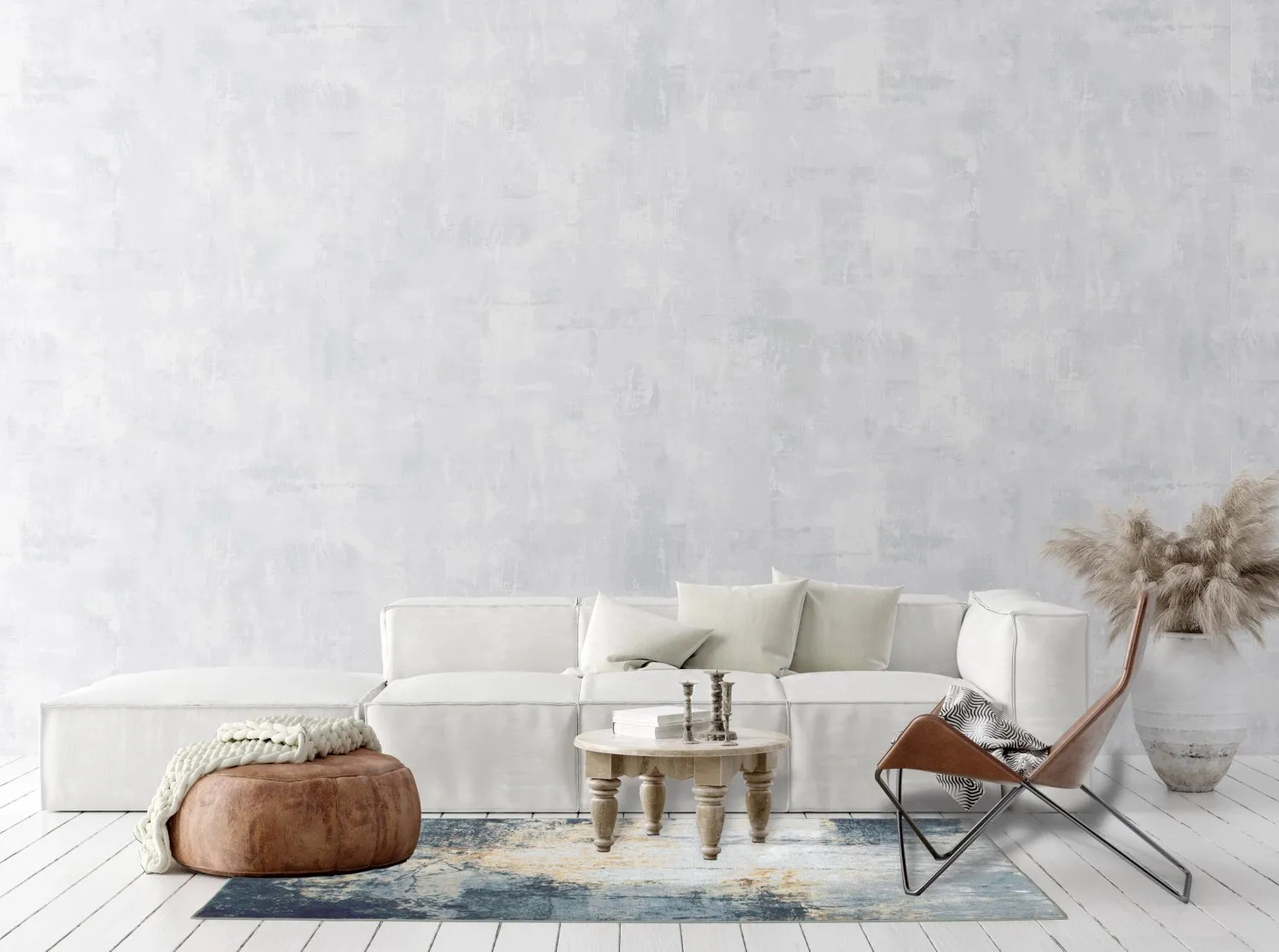 Tapis Wilton - Melazzo (gris/multicolore)