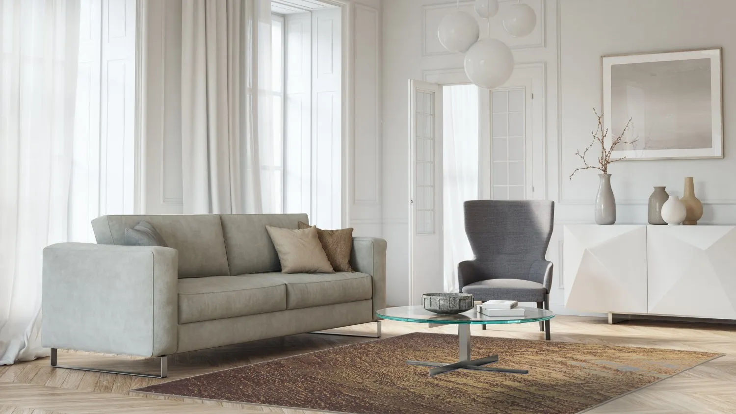 Tapis Wilton - Junes (doré)