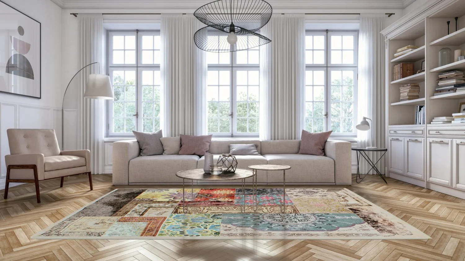 Tapis Wilton - Linosa (multicolore)