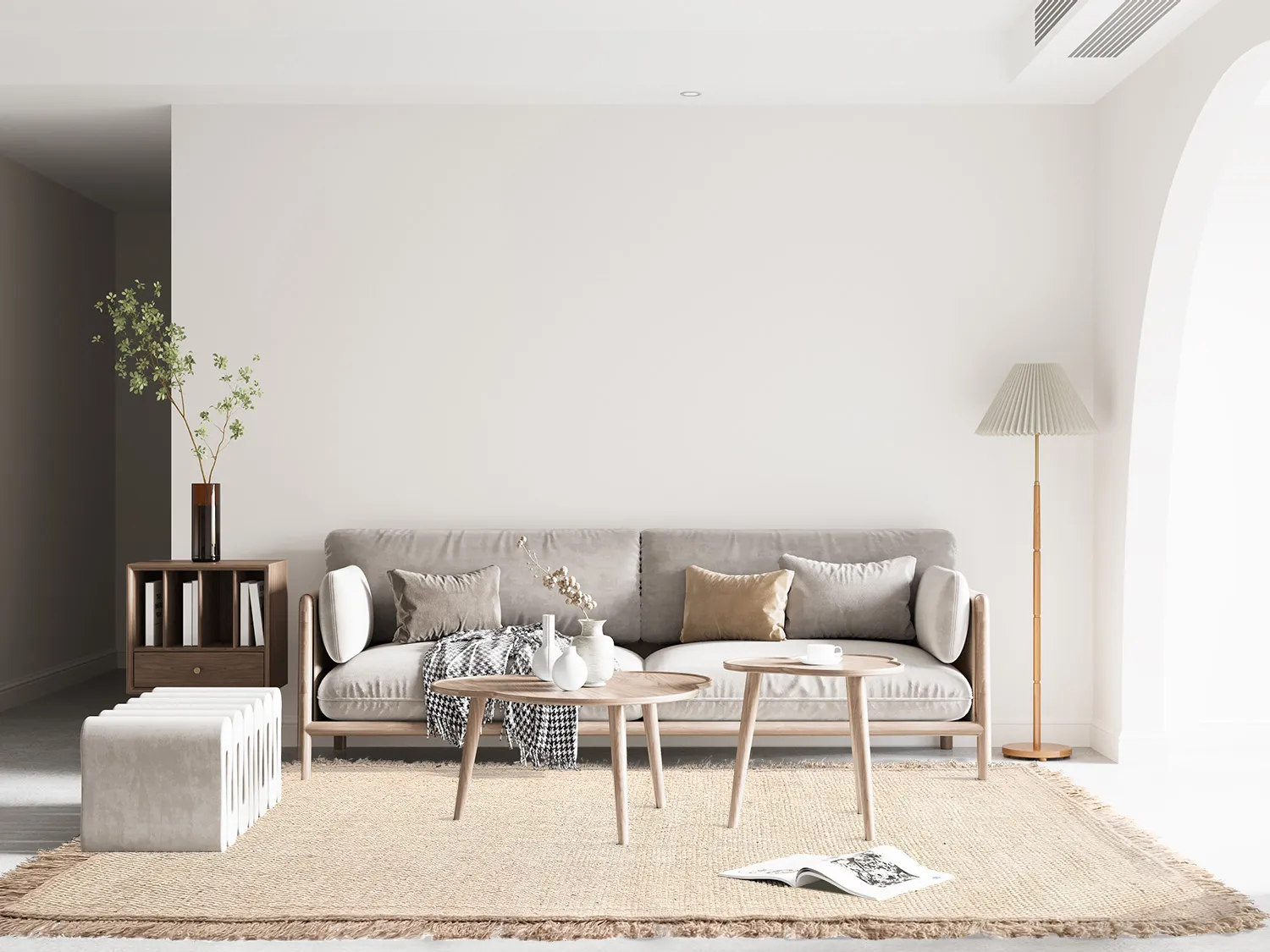 Tapis en laine - Pike (beige)