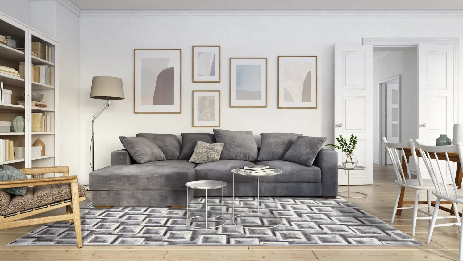 Tapis Wilton - Salerno (gris)