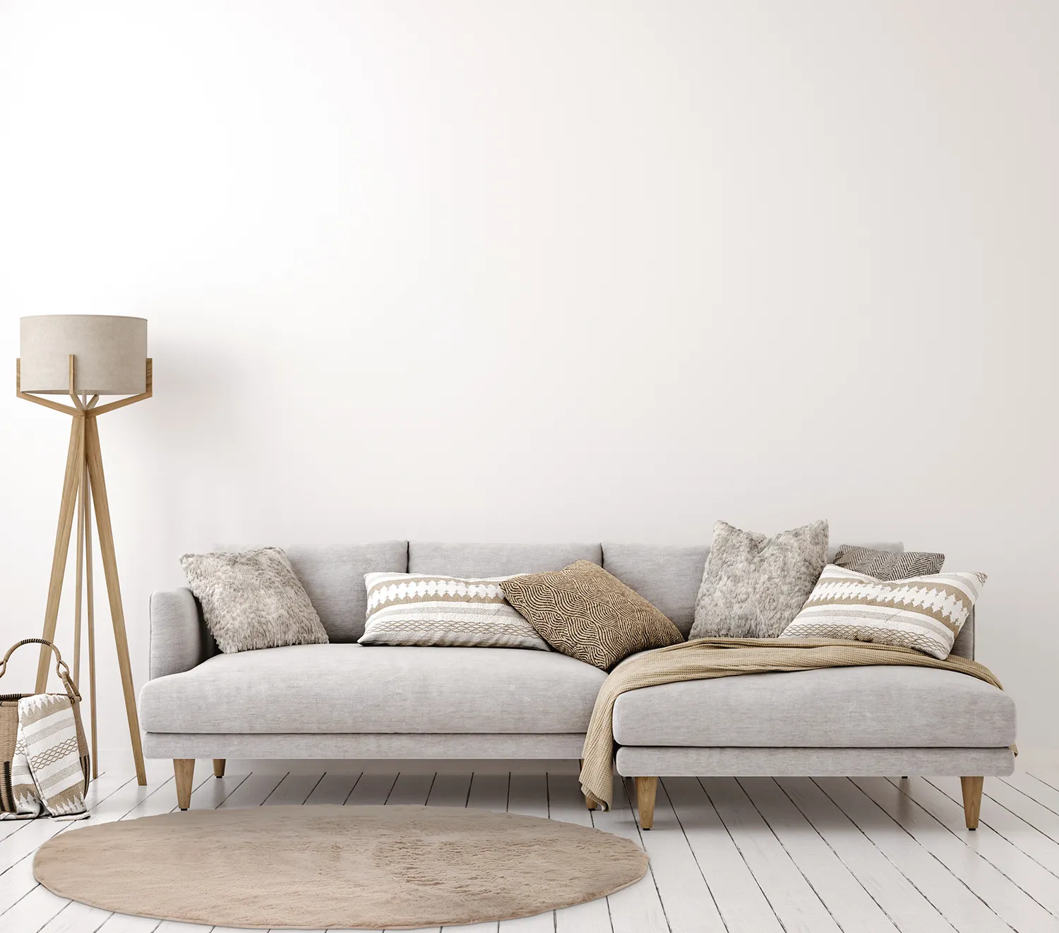Tapis ronds - Cloud Super Soft (taupe)