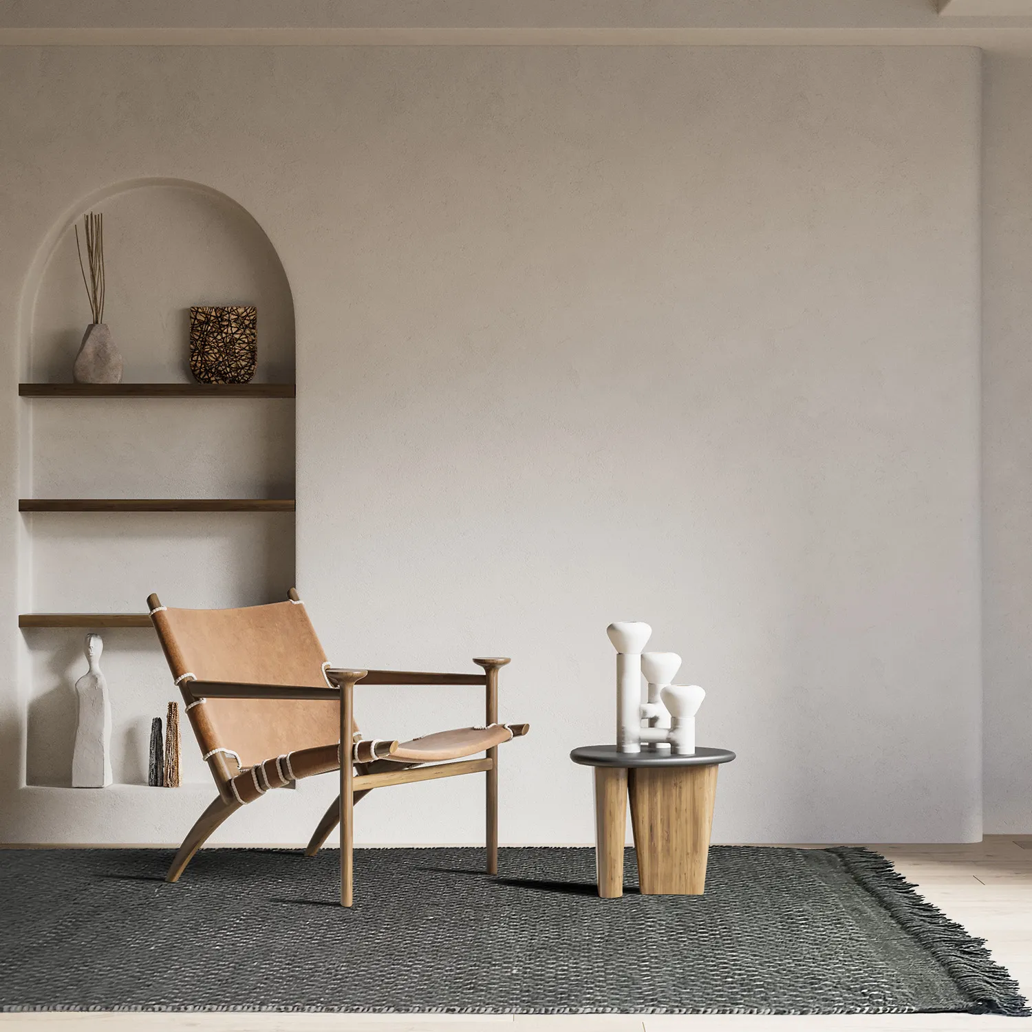 Tapis en laine - Clovelly (gris foncé)