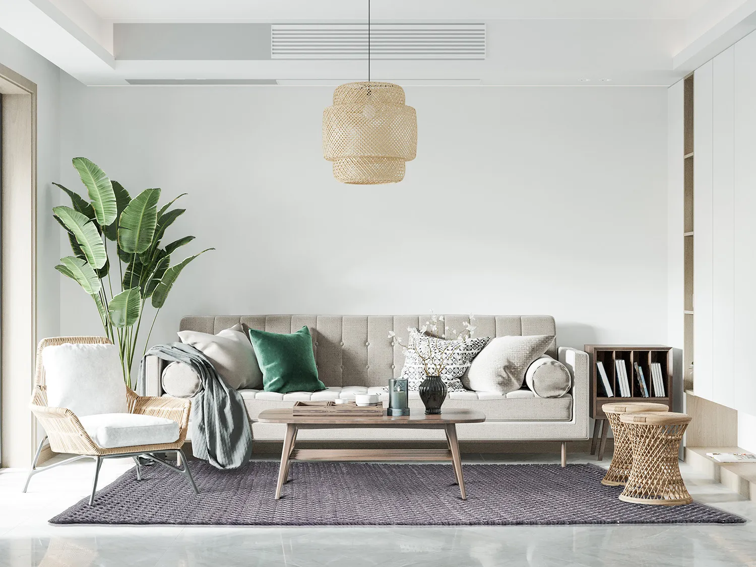 Tapis en laine - Belize (gris)