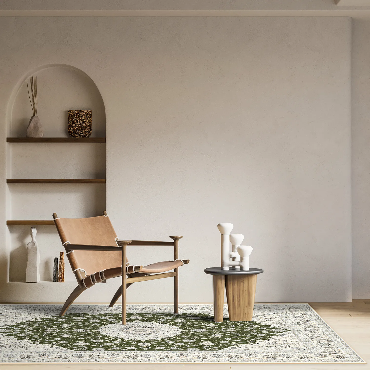 Tapis Wilton - Arabella (vert)