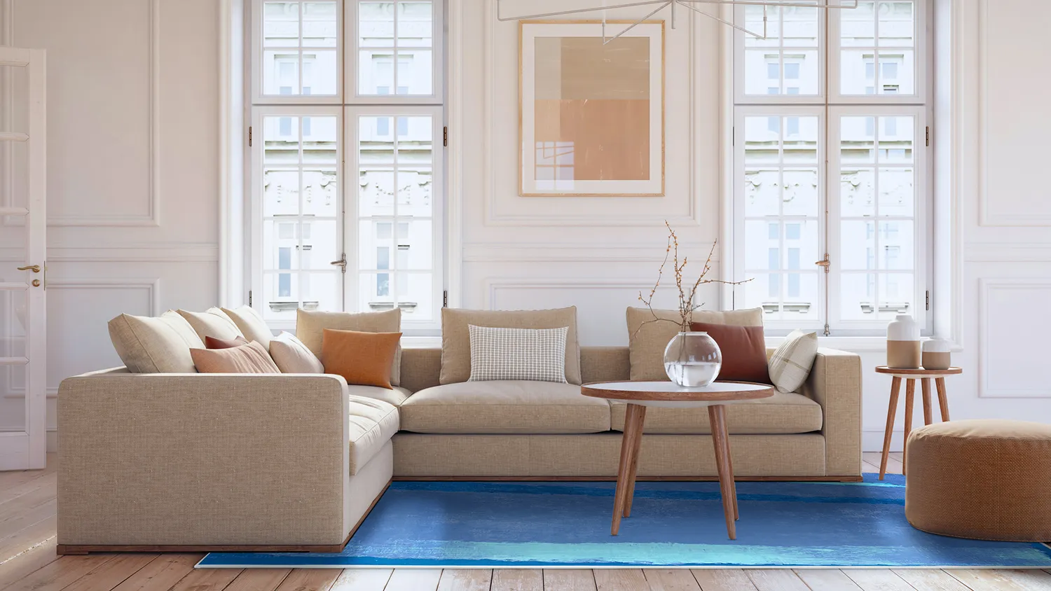 Tapis Wilton - Asti (bleu)
