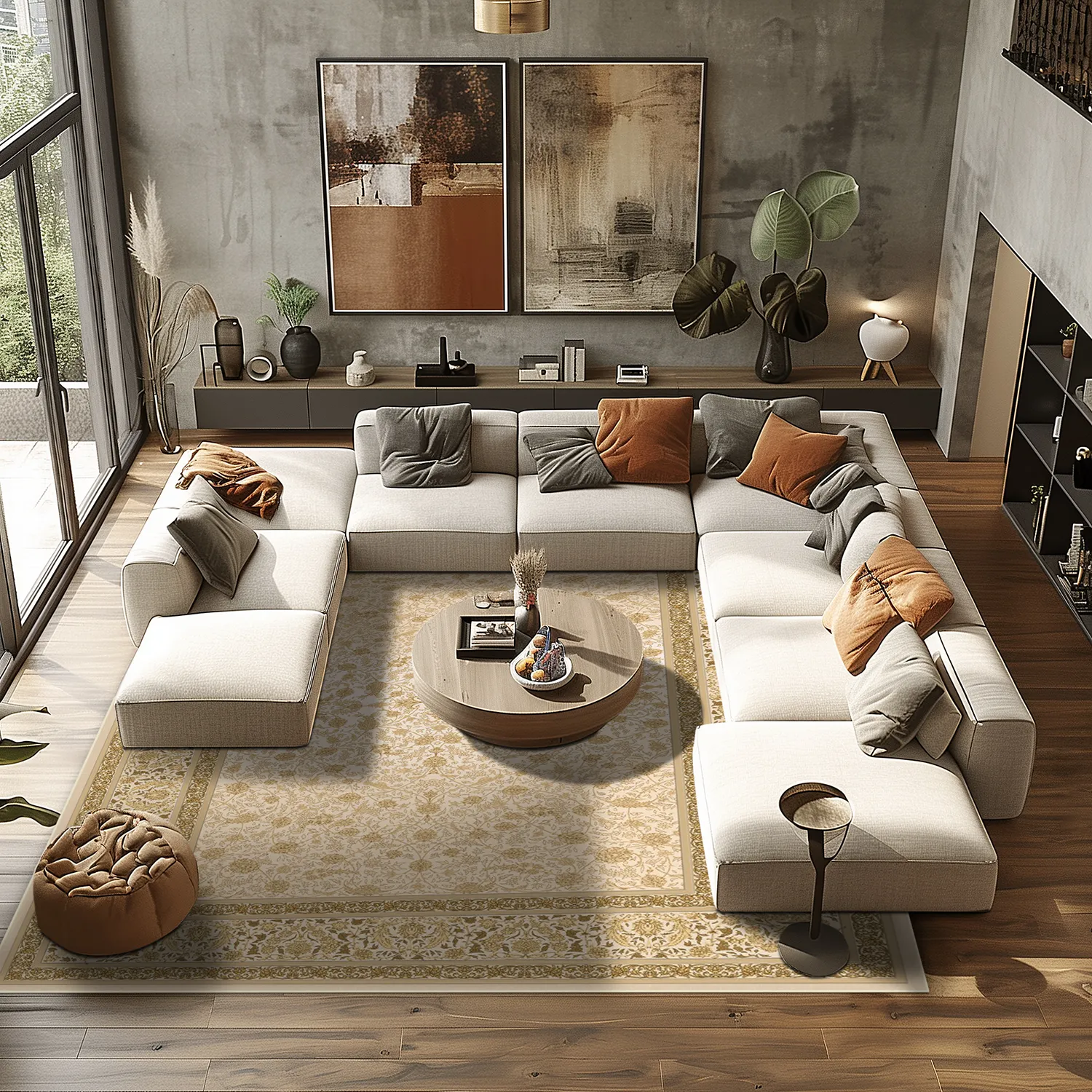 Tapis Wilton - Genesis (doré)