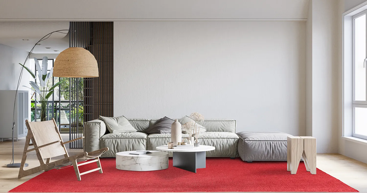 Tapis en laine - Hamilton (Flame Scarlet)