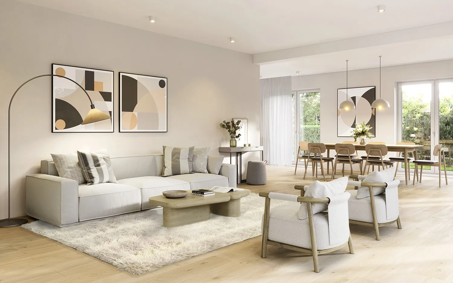 Tapis en laine - Ives (beige)