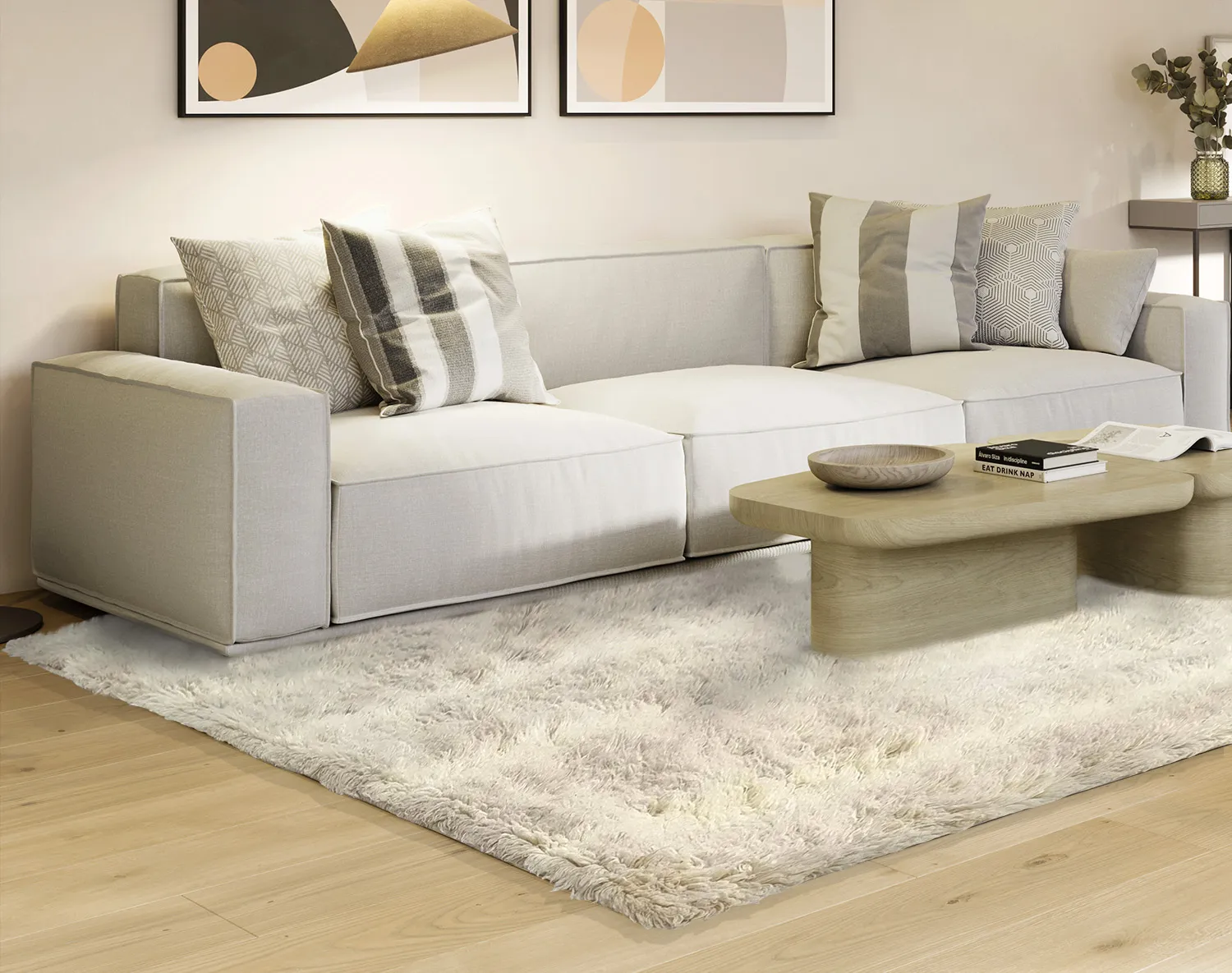 Tapis en laine - Ives (beige)