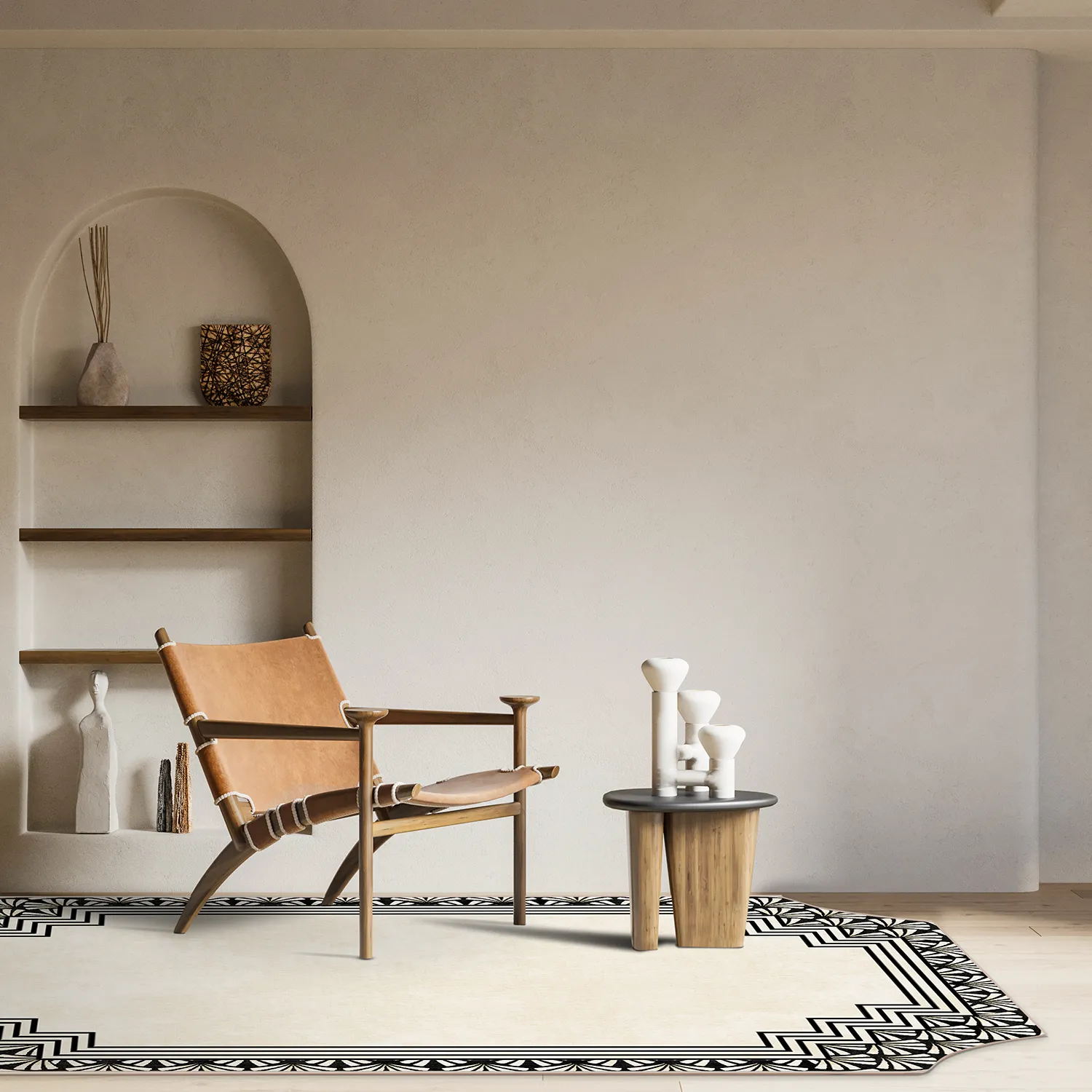 Tapis Wilton - Cleo (noir)