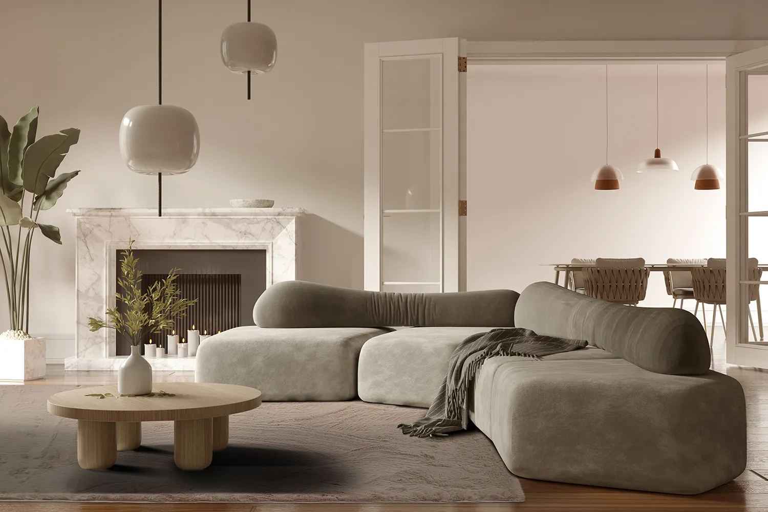 Tapis à poils longs - Cloud Super Soft (taupe)