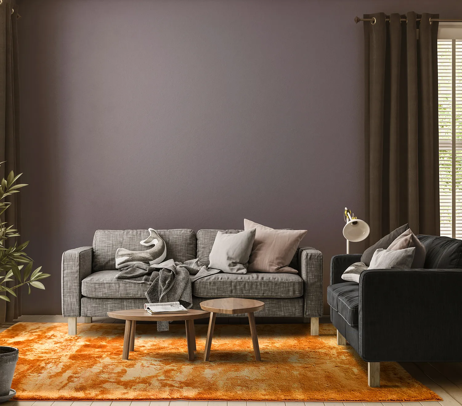Tapis moelleux - Aranga Super Soft Fur (orange)