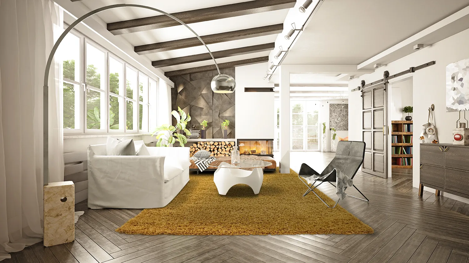 Tapis moelleux - Zoe (ocre)