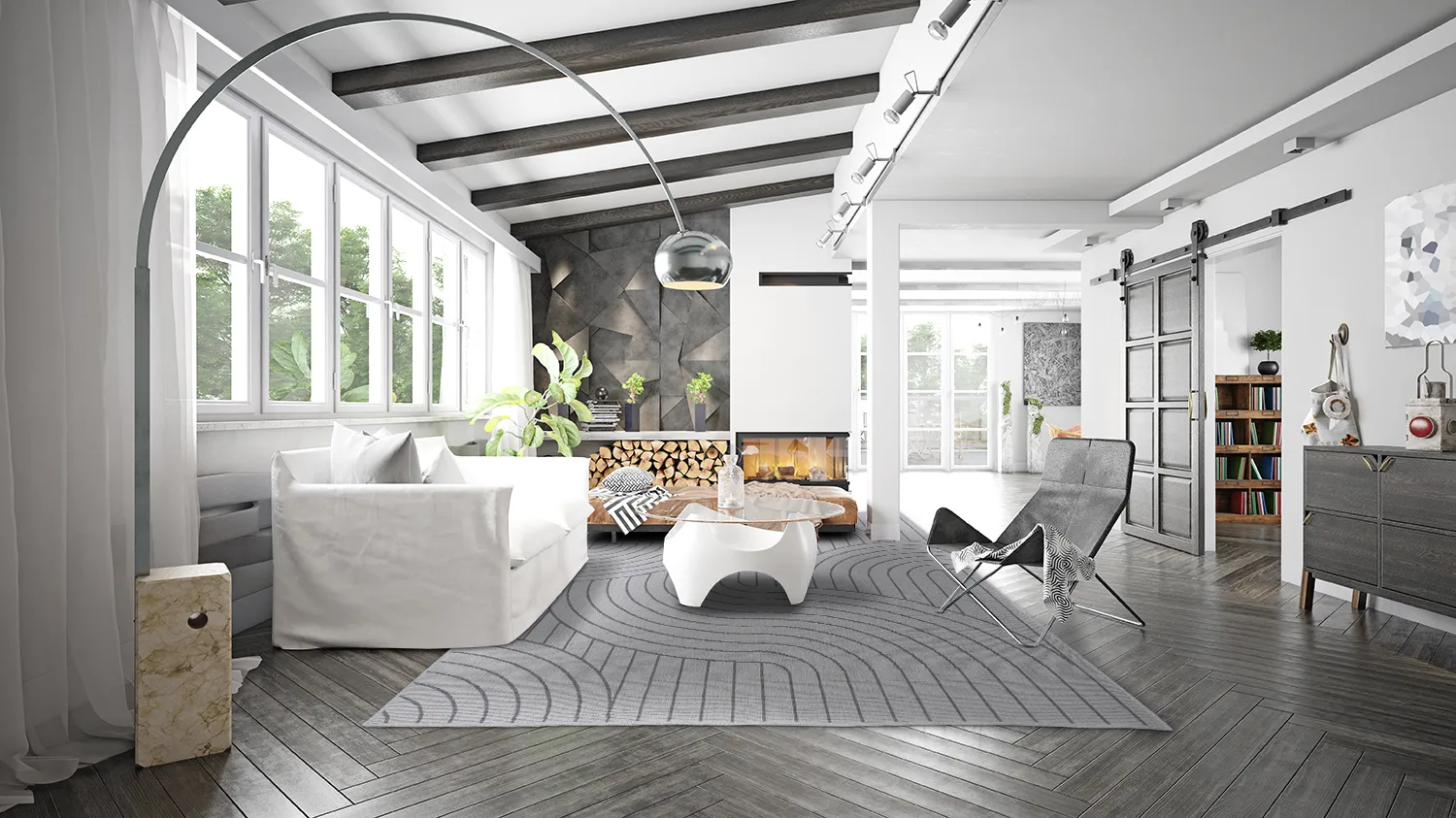 Tapis d’intérieur et d’extérieur - Maynard (noir)