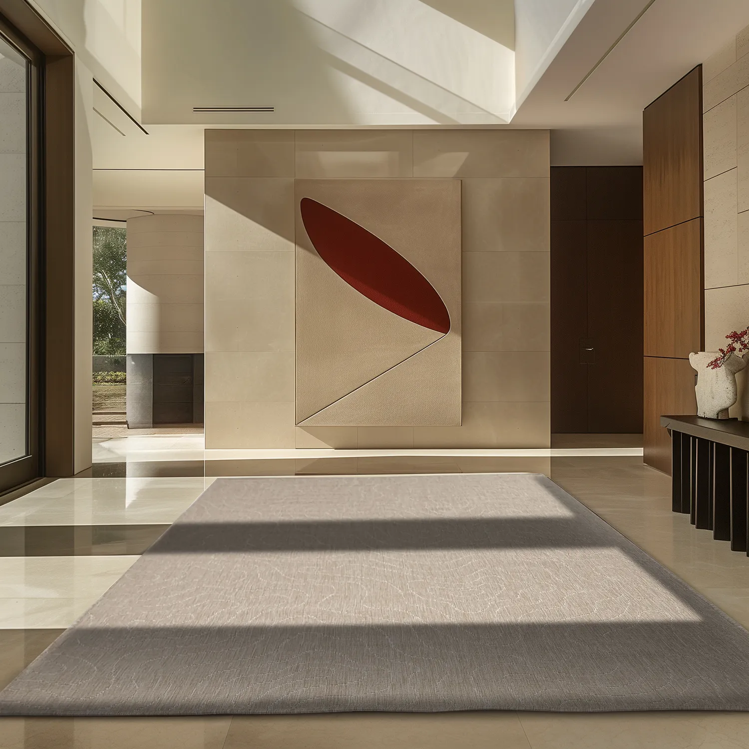 Tapis d’intérieur et d’extérieur - Thurman (beige)