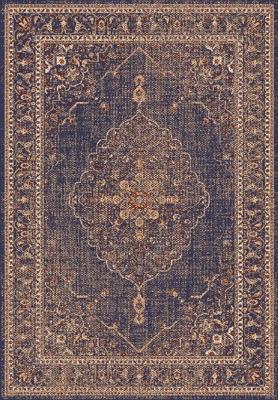 Tapis Wilton - Pacini (bleu marine)