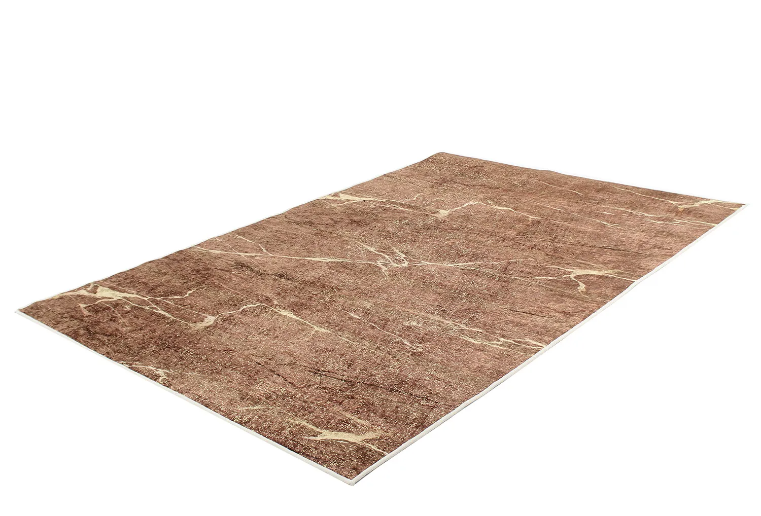 Tapis Wilton - Nara (marron/doré)