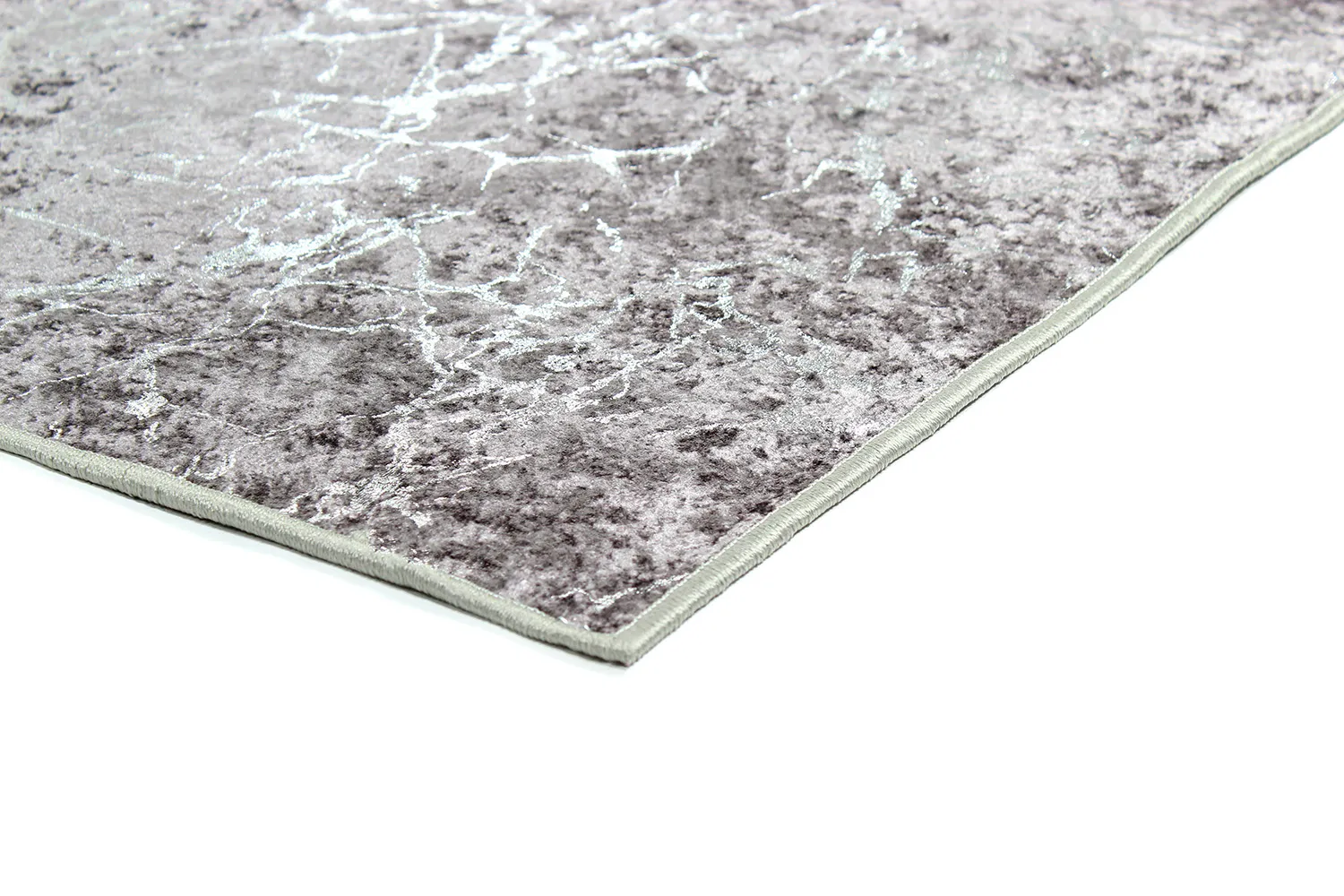 Tapis Wilton - Zaria (gris foncé/argenté)