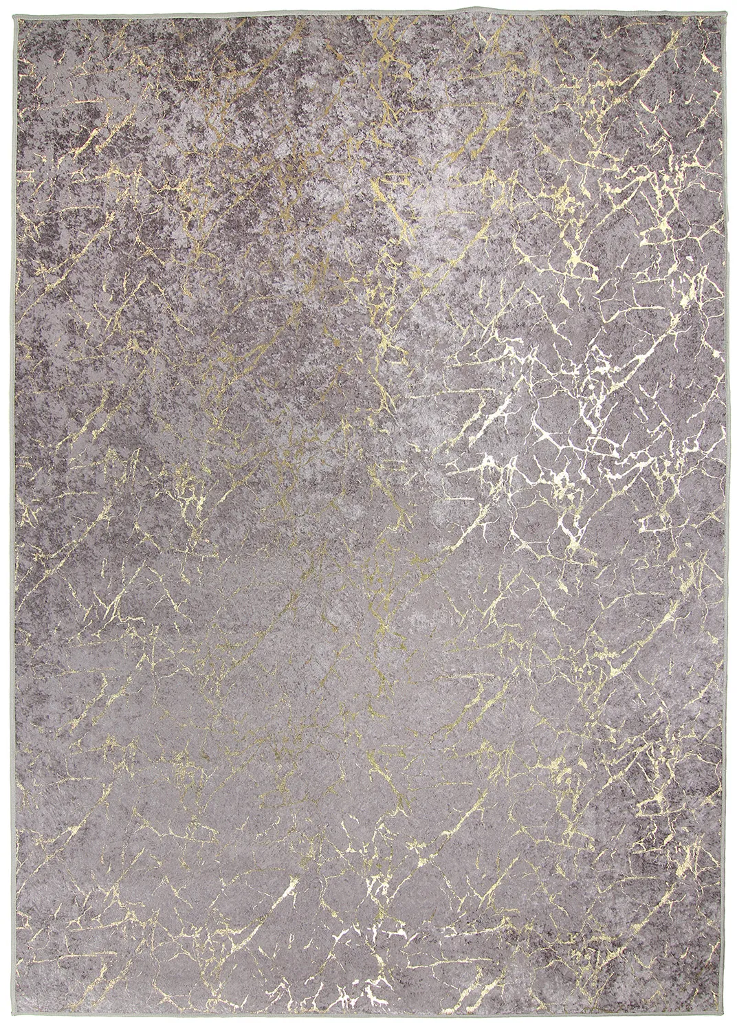 Tapis Wilton - Zaria (gris foncé/doré)