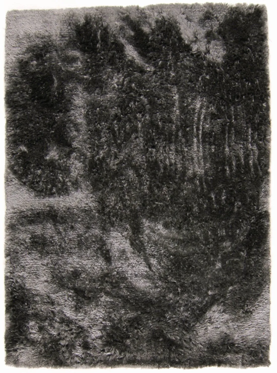 Tapis à poils longs - Janjira (gris)